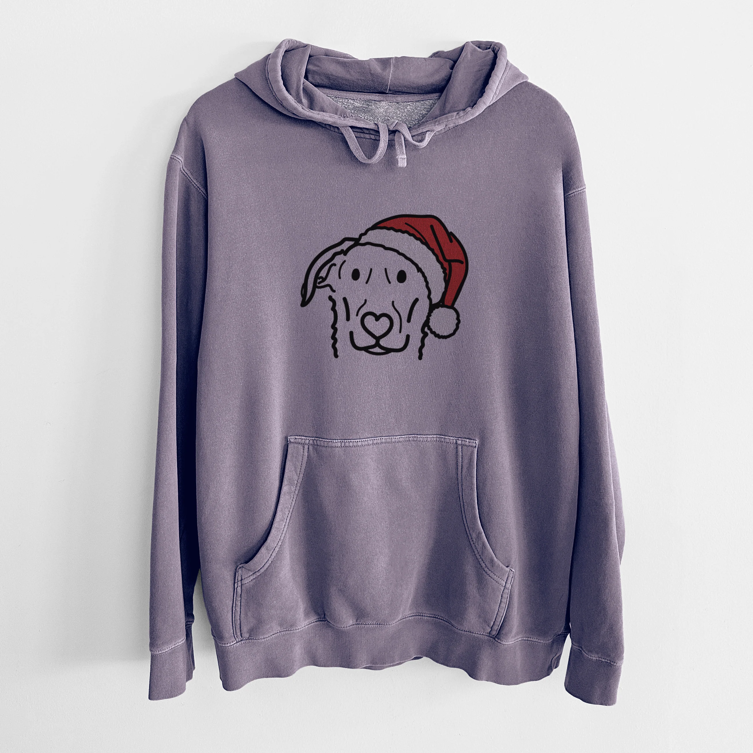 Jolly German Shepherd Mix - Morrison - Unisex Pigment Dyed Hoodie - Image 10