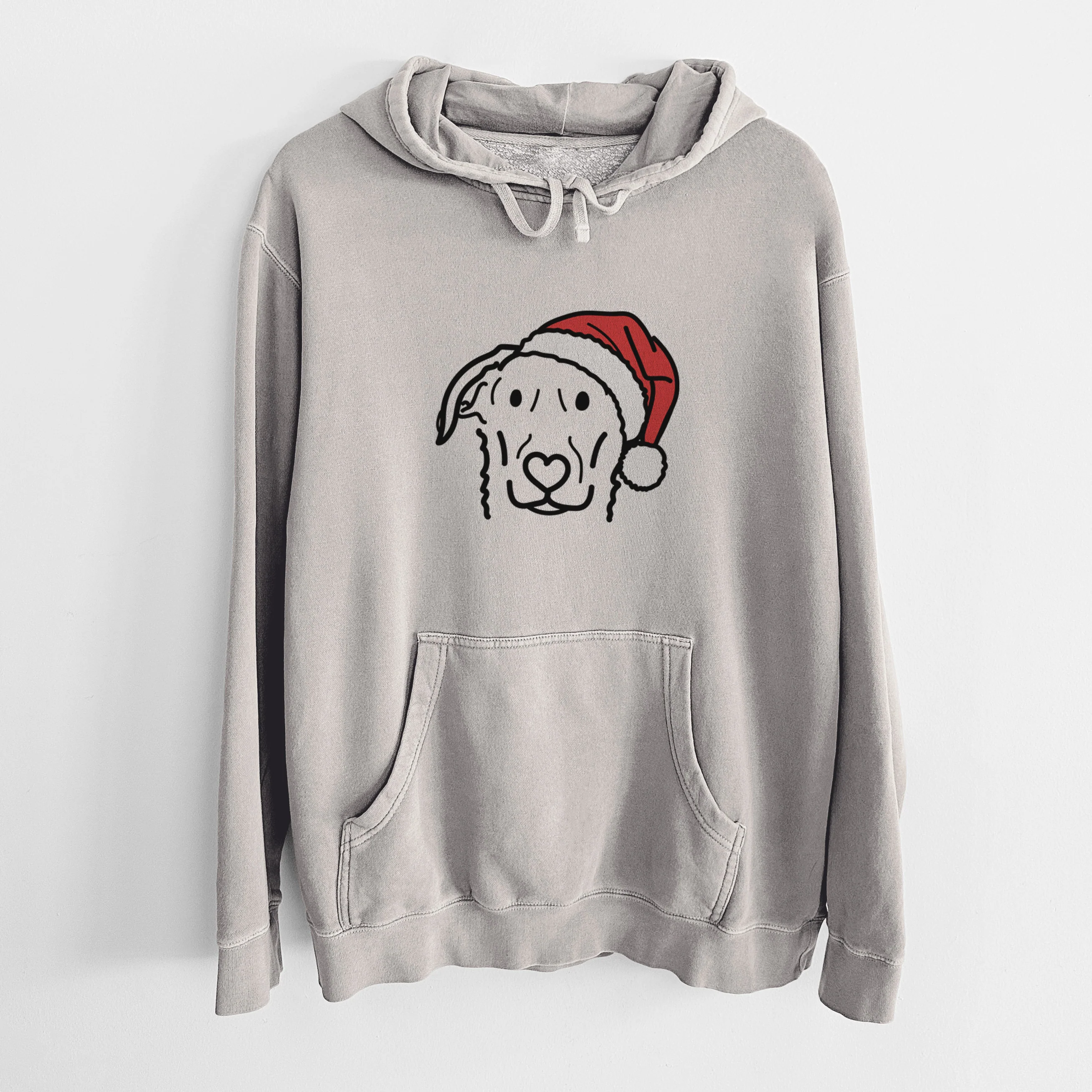 Jolly German Shepherd Mix - Morrison - Unisex Pigment Dyed Hoodie - Image 5