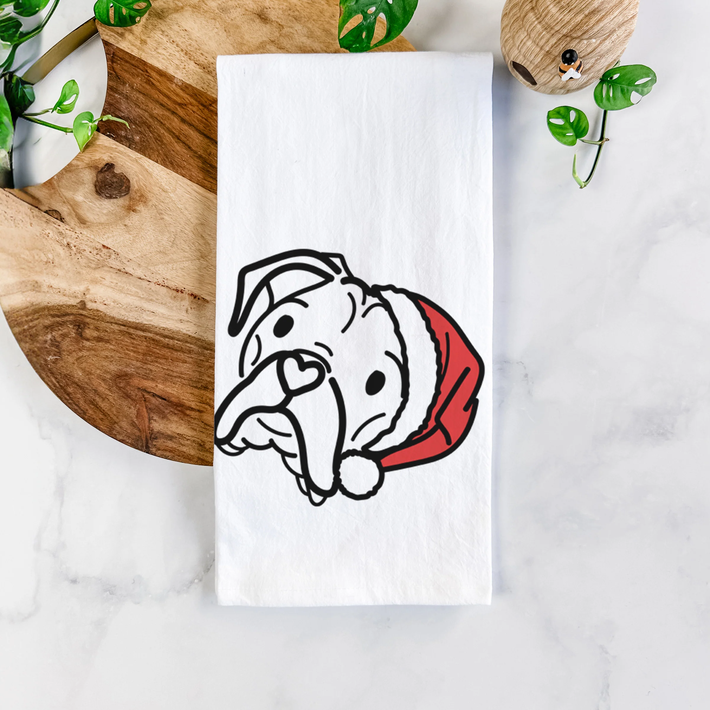 Jolly Boxer - Noodle - Tea Towel - Image 5