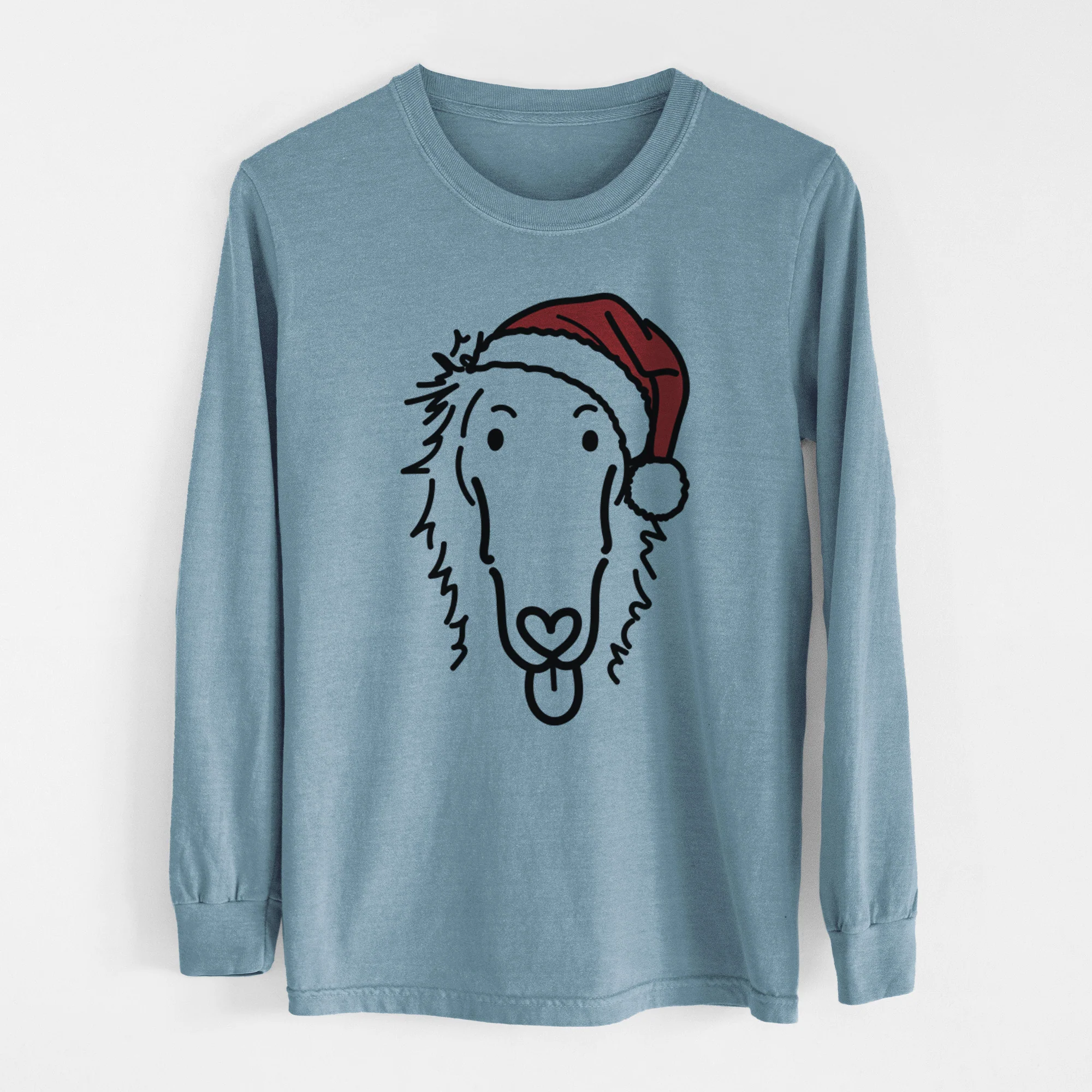 Jolly Borzoi - Opal - Heavyweight 100% Cotton Long Sleeve - Image 8