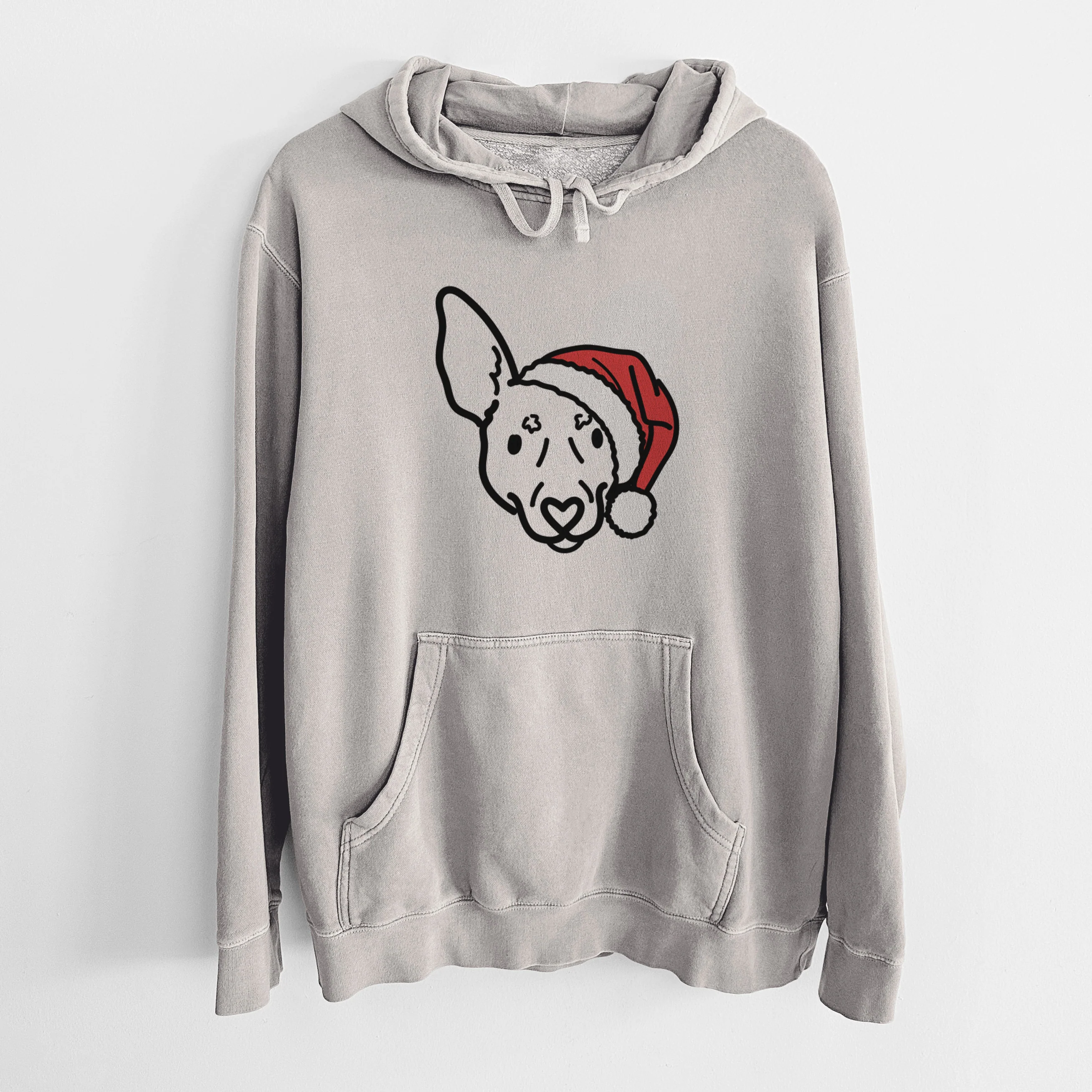 Jolly Rat Terrier - Penny - Unisex Pigment Dyed Hoodie - Image 5
