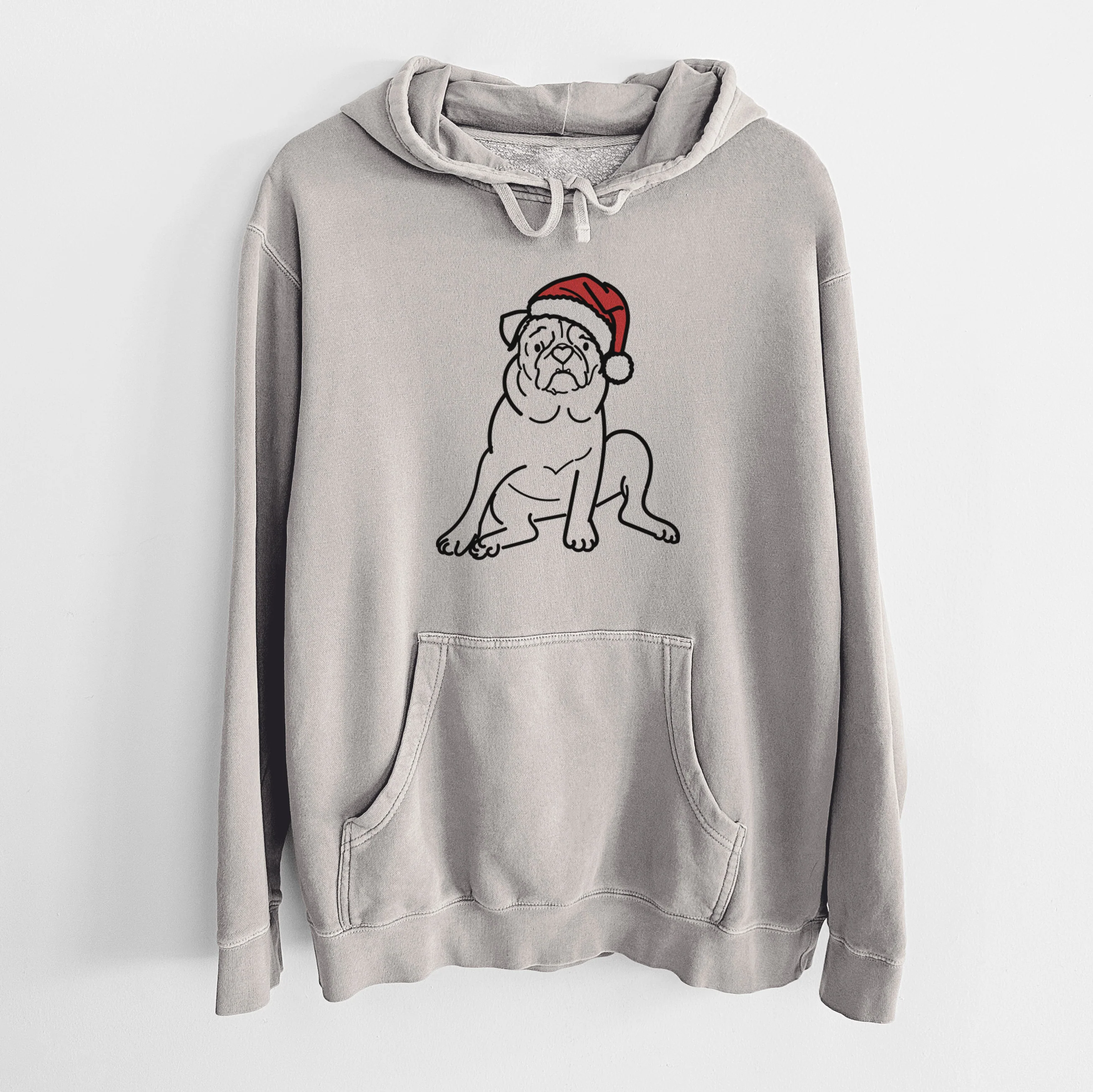 Jolly Pug - Rudy - Unisex Pigment Dyed Hoodie - Image 5