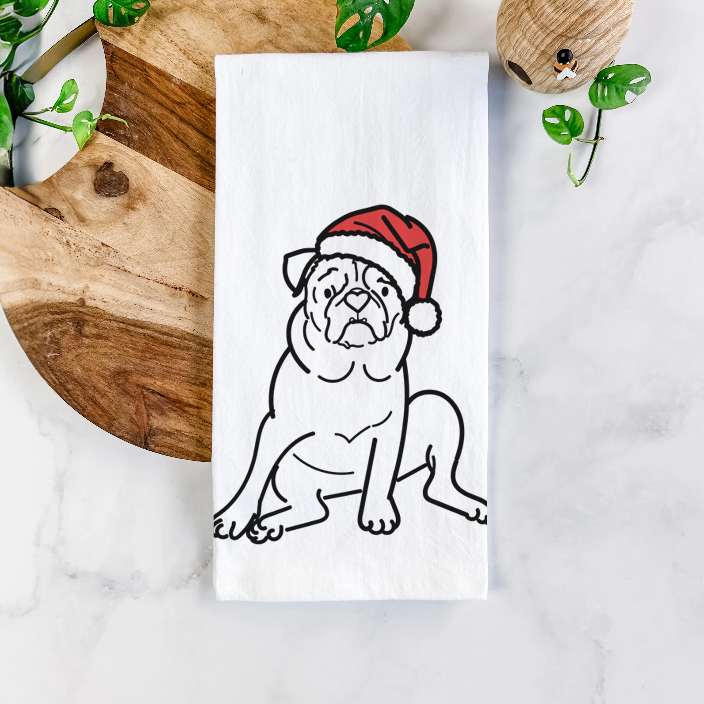 Jolly Pug - Rudy - Tea Towel - Image 5