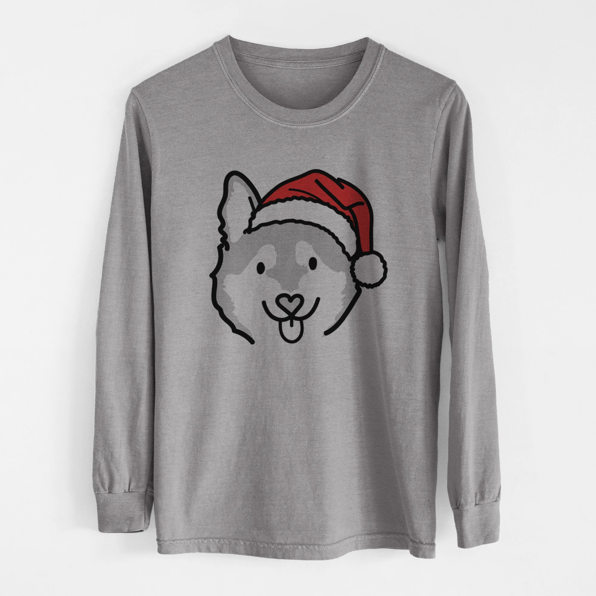 Jolly Alaskan Klee Kai - Sitka - Heavyweight 100% Cotton Long Sleeve - Image 7