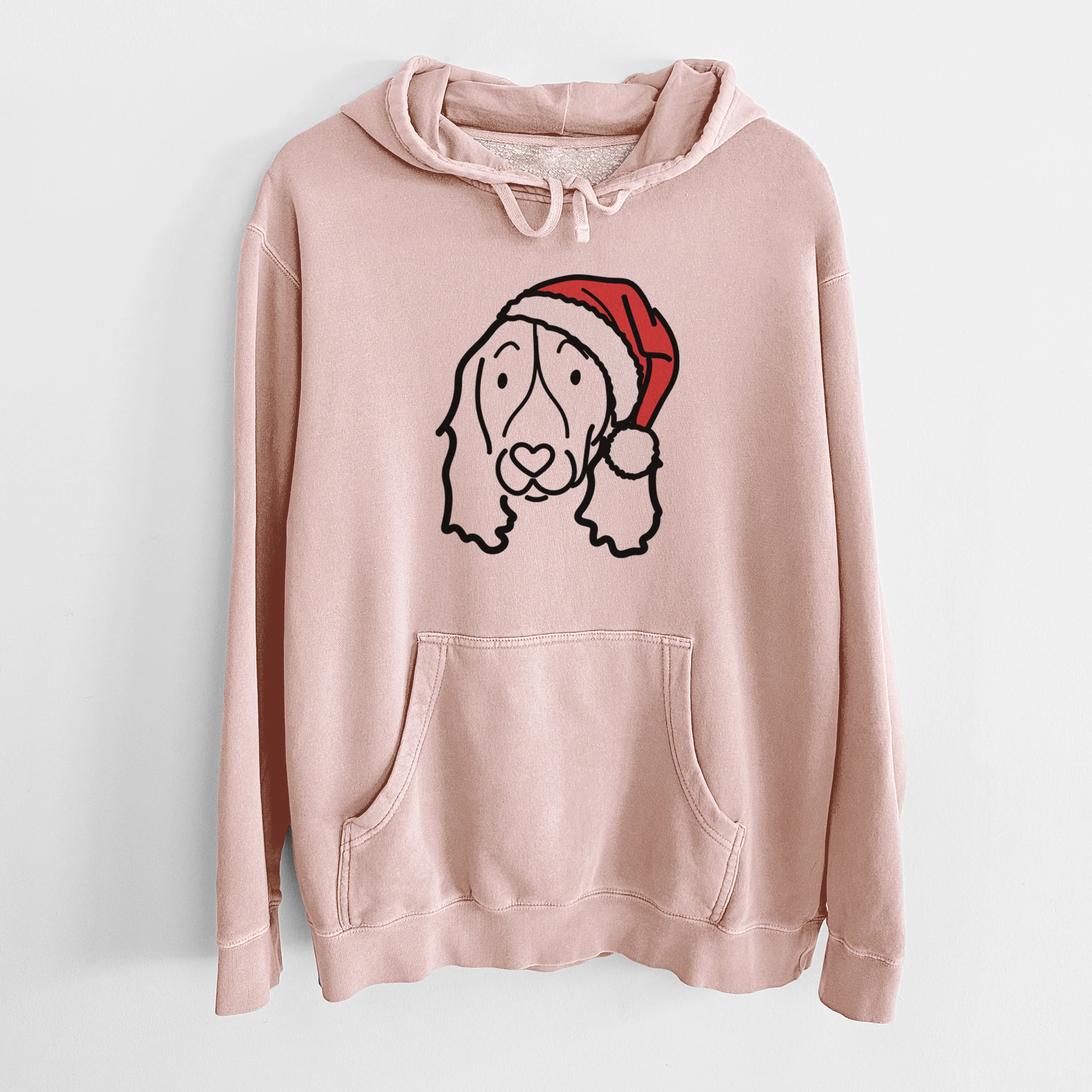 Jolly English Springer Spaniel - Unisex Pigment Dyed Hoodie - Image 6