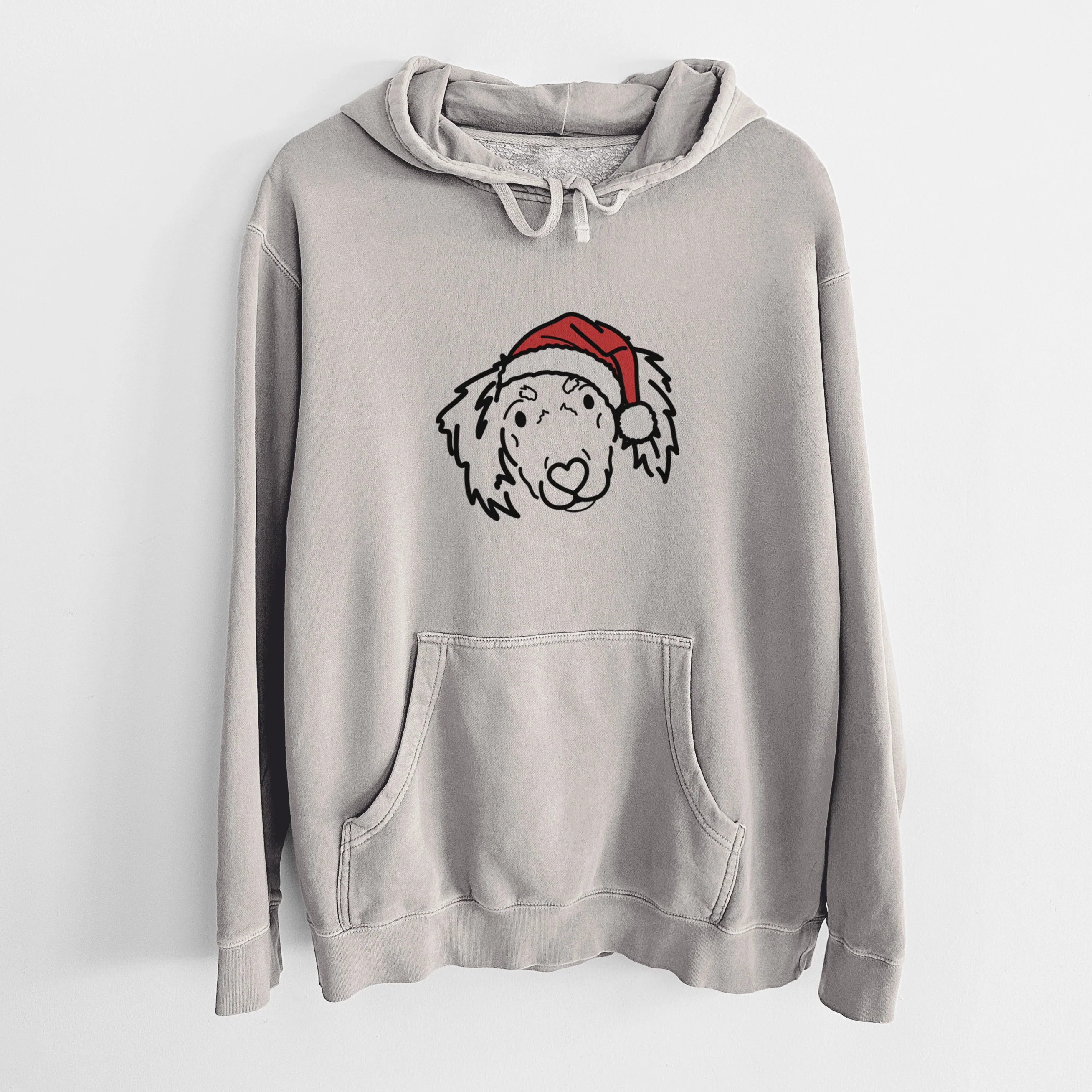 Jolly Dachshund Mix - Tilly - Unisex Pigment Dyed Hoodie - Image 5