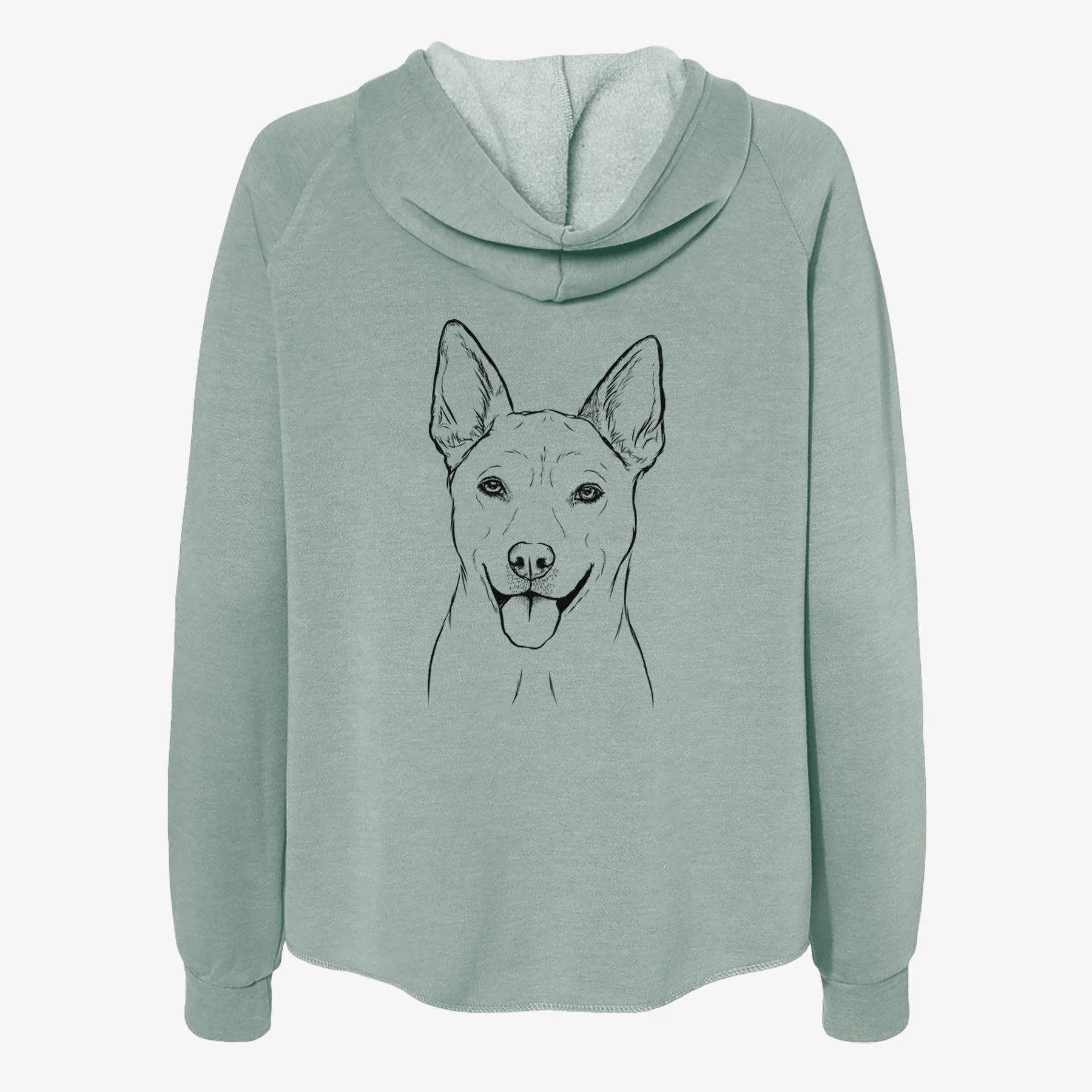 Silly Lilly the Mixed Breed - Women's Cali Wave Zip-Up Sweatshirt - Image 4