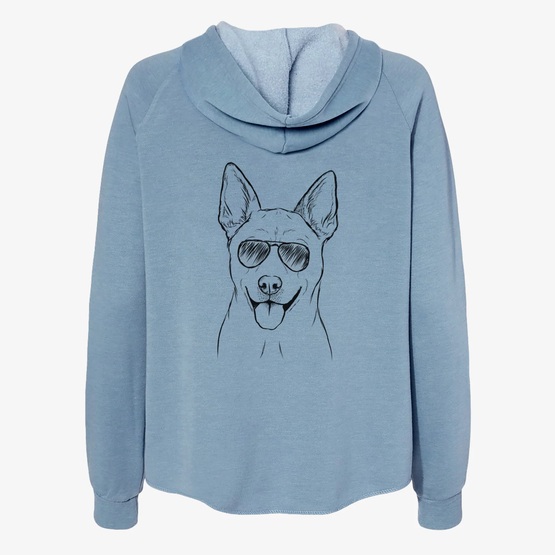 Silly Lilly the Mixed Breed - Women's Cali Wave Zip-Up Sweatshirt - Image 9
