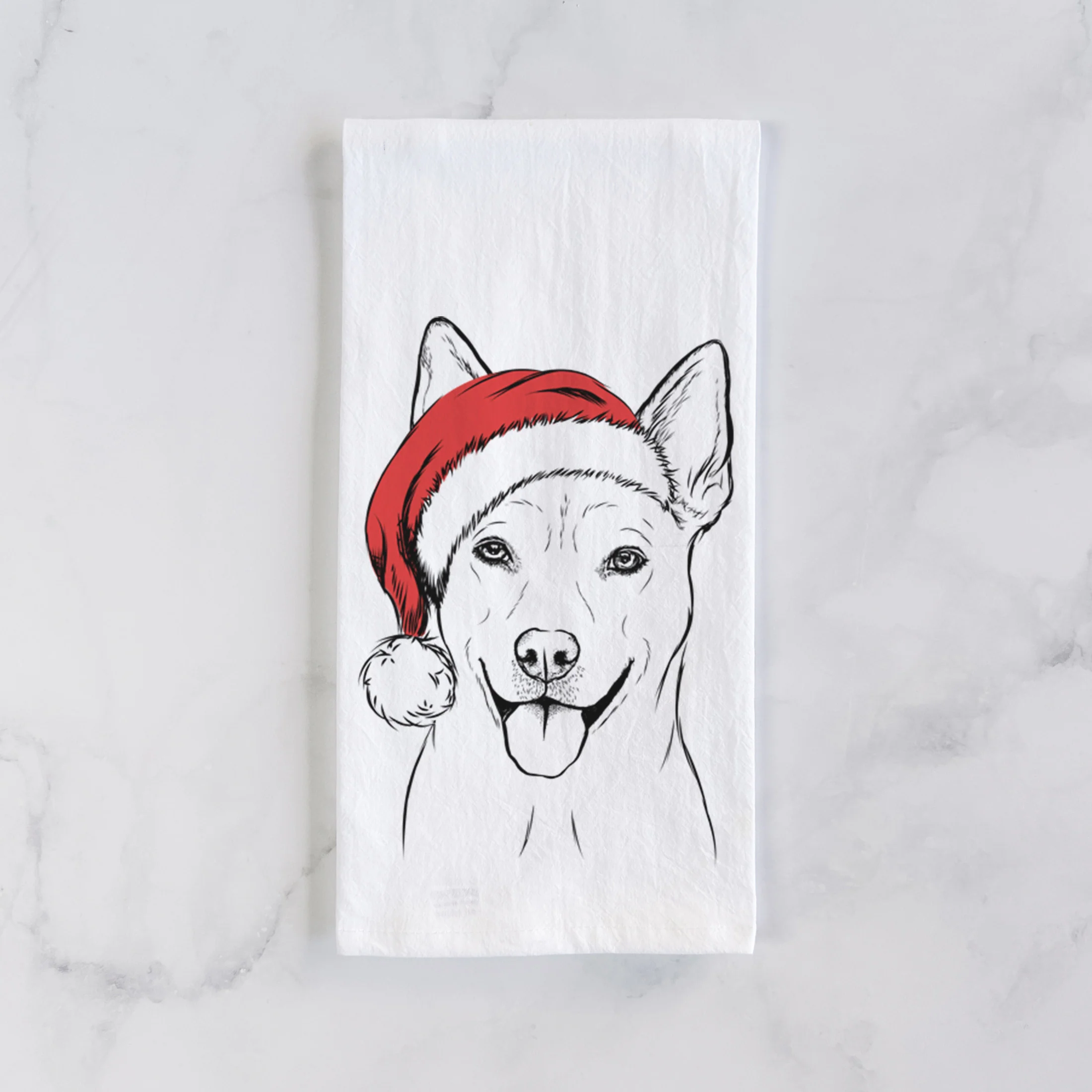 Silly Lilly the Mixed Breed Tea Towel - Image 2