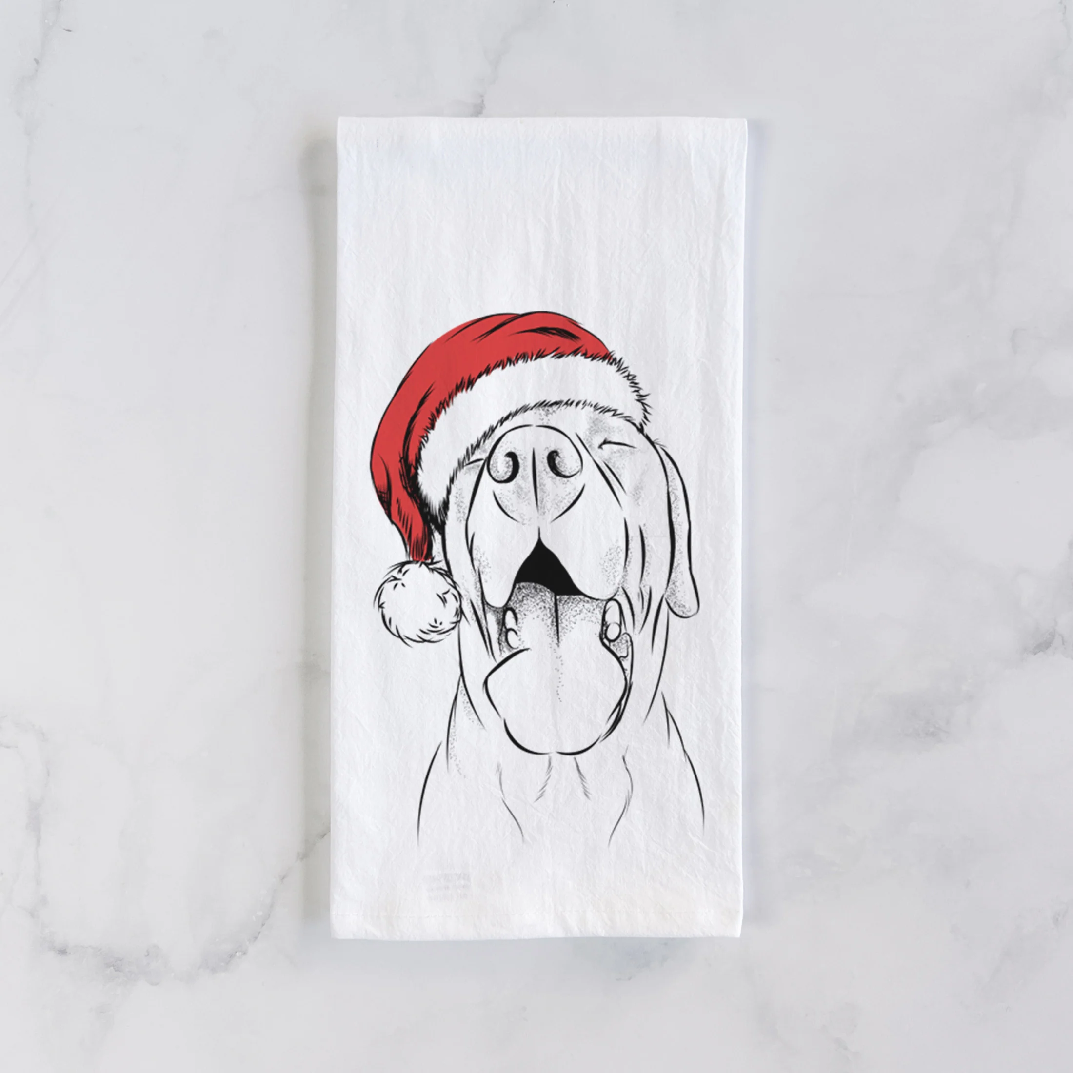 Silly Lilly the Labrador Retriever Tea Towel - Image 2