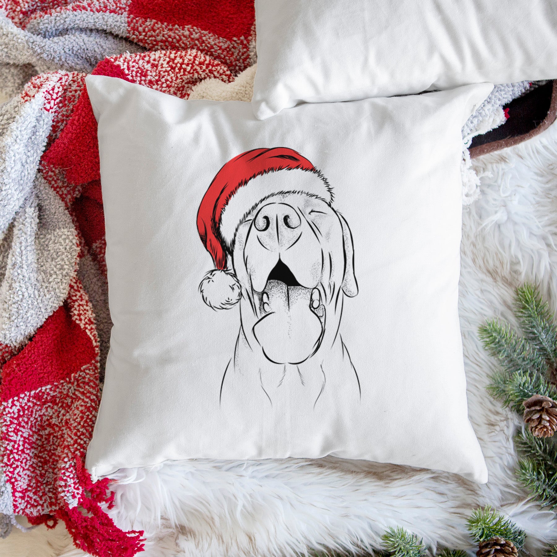 Silly Lilly the Labrador Retriever - Throw Pillow Cover - Image 3