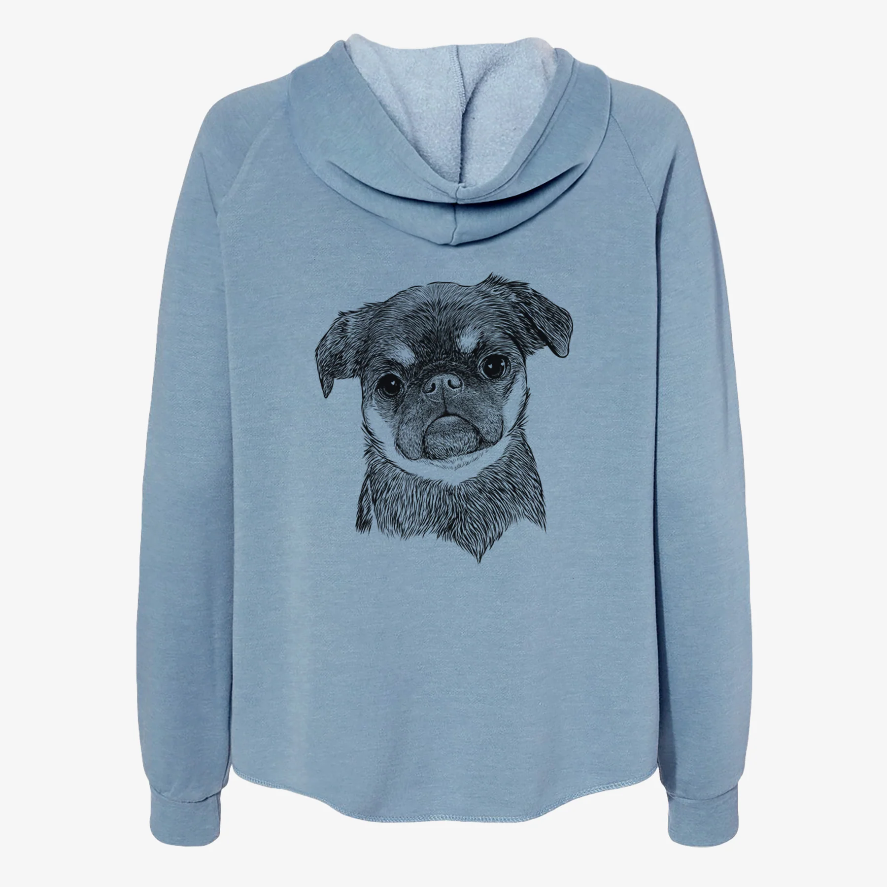 Simone the Brussels Griffon - Women's Cali Wave Zip-Up Sweatshirt - Image 6
