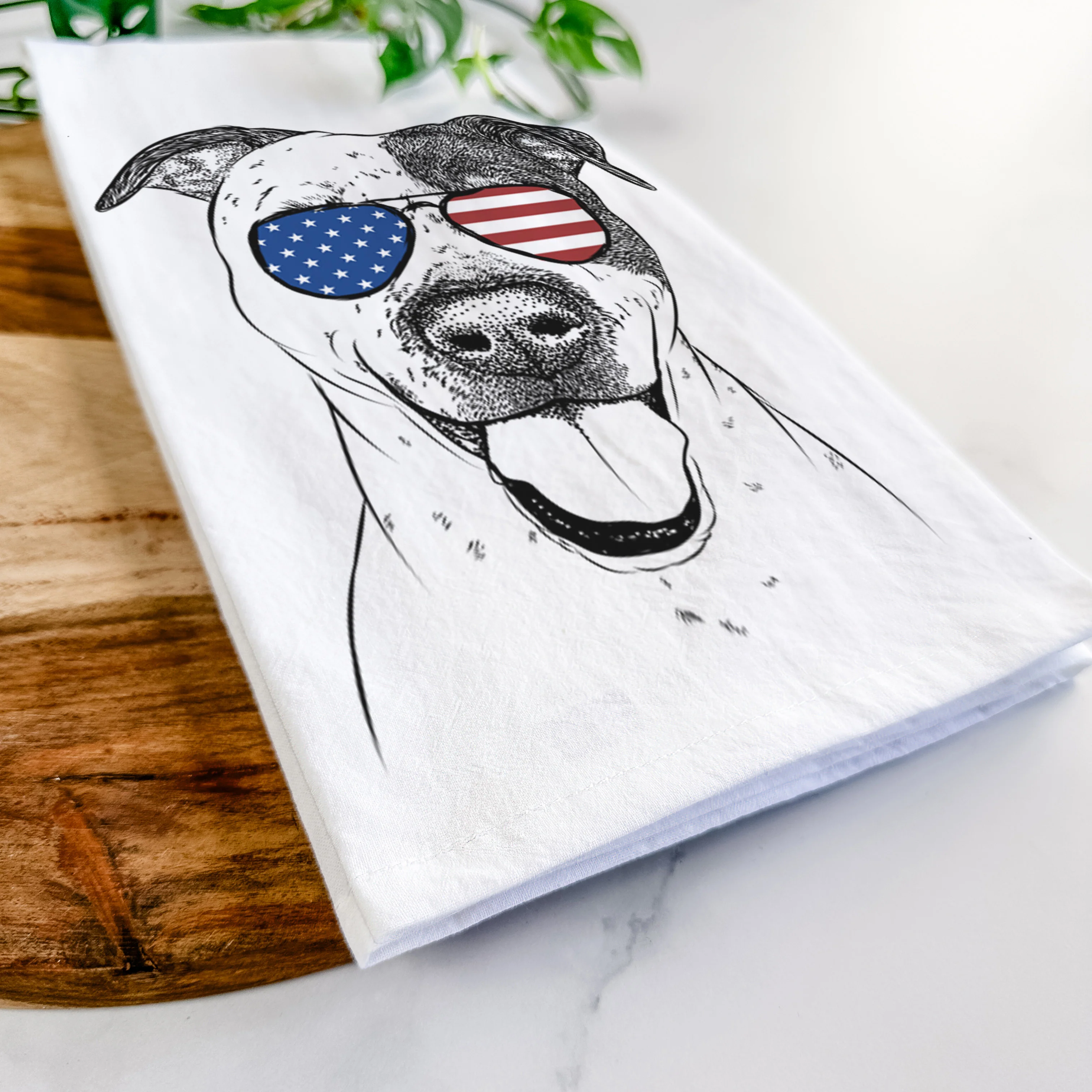 Simon the Mixed Breed Tea Towel - Image 12