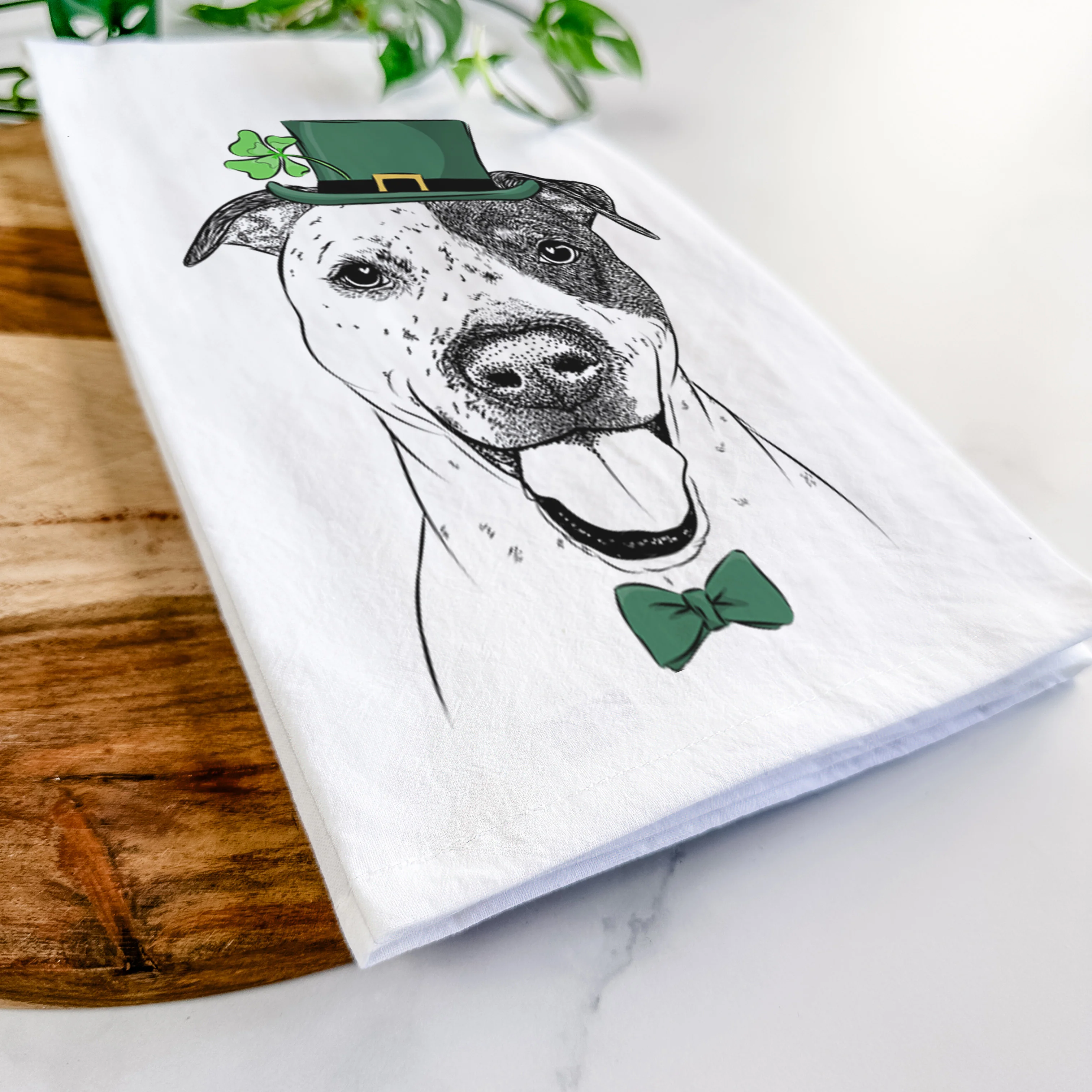 Simon the Mixed Breed Tea Towel - Image 13
