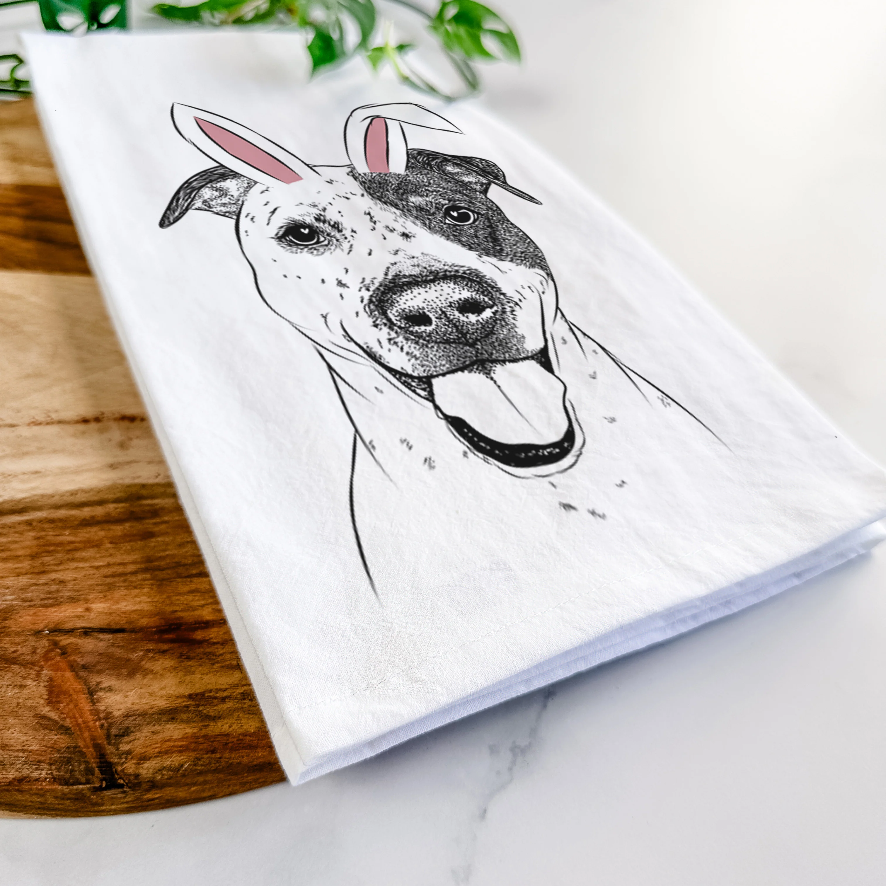 Simon the Mixed Breed Tea Towel - Image 14