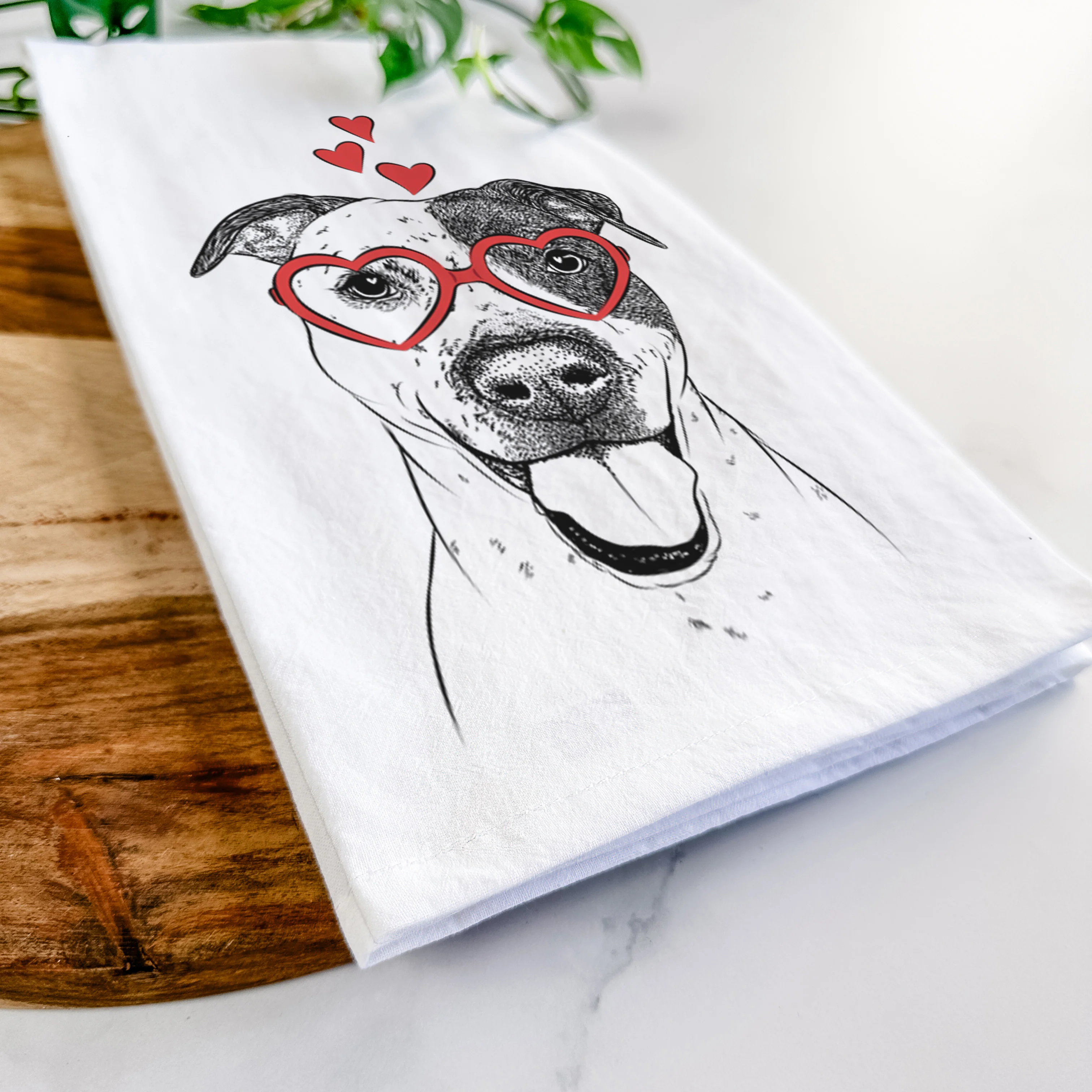 Simon the Mixed Breed Tea Towel - Image 7