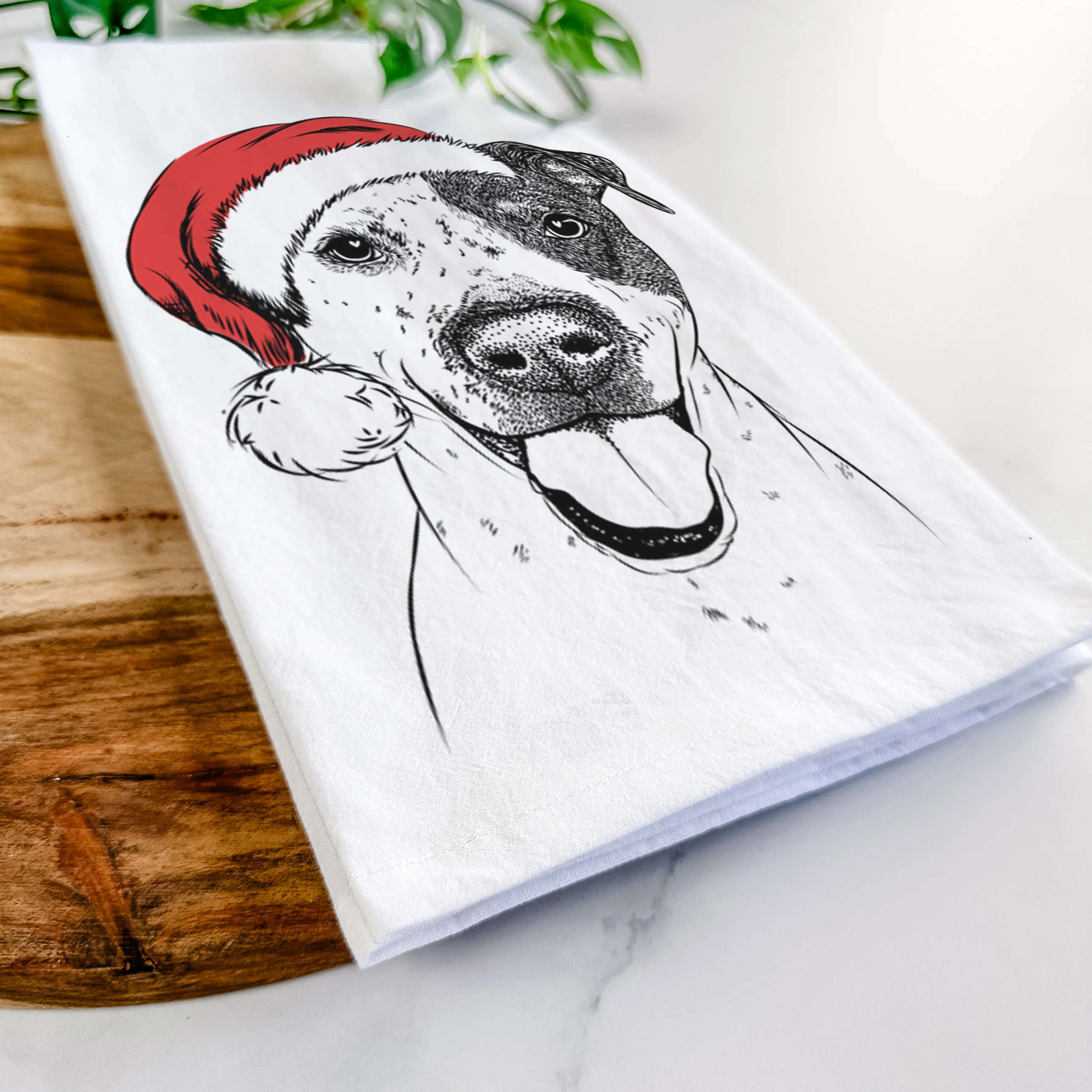 Simon the Mixed Breed Tea Towel - Image 9