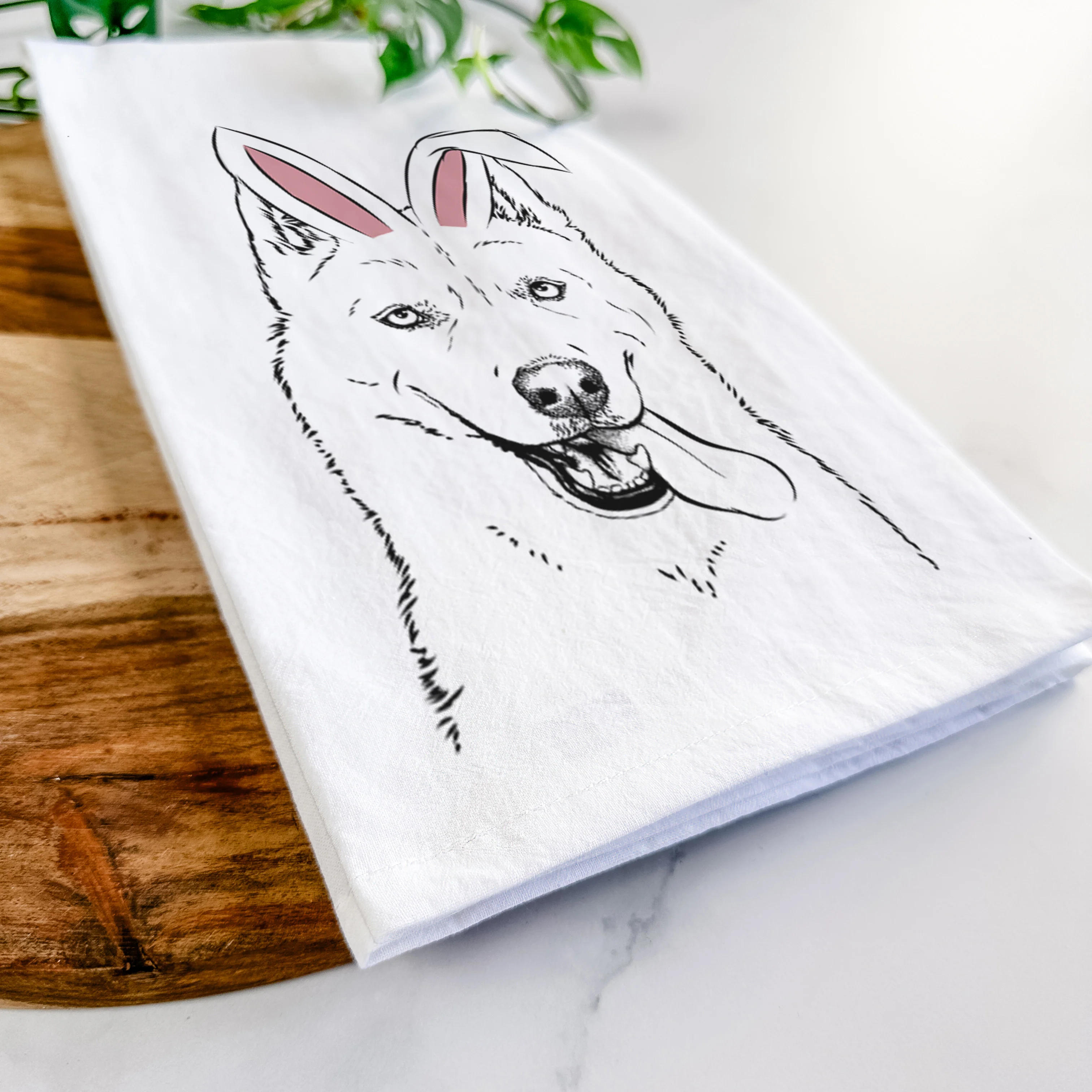 Sinatra the Siberian Husky Tea Towel - Image 14