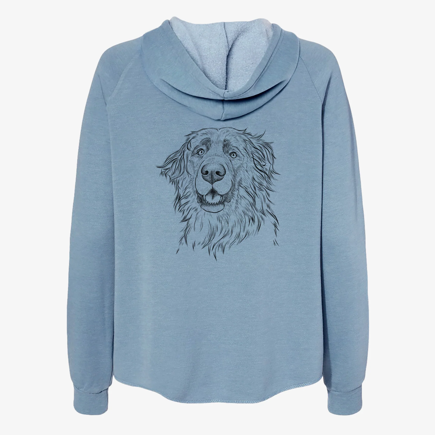 Siri the Leonberger - Women's Cali Wave Zip-Up Sweatshirt - Image 6