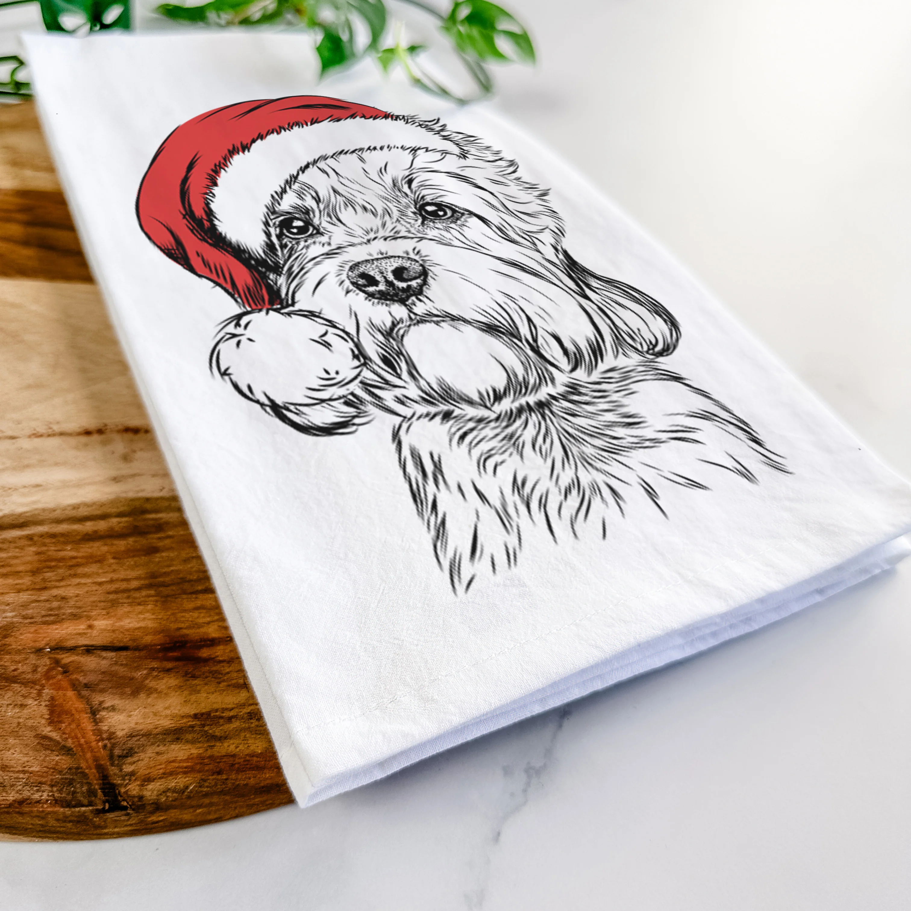 Sir Walter the Dandie Dinmont Terrier Tea Towel - Image 9