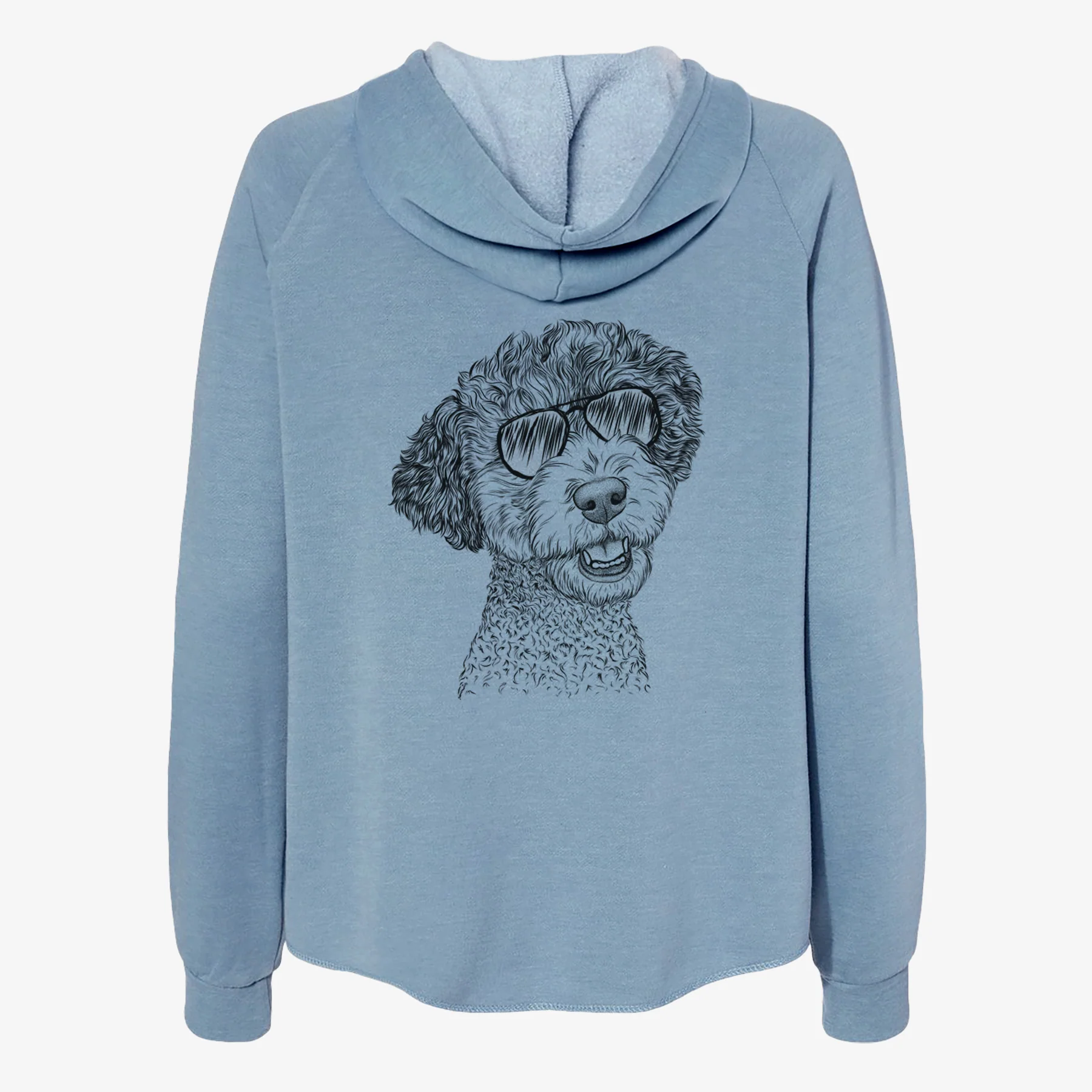 Skipper the Twoodle - Women's Cali Wave Zip-Up Sweatshirt - Image 9