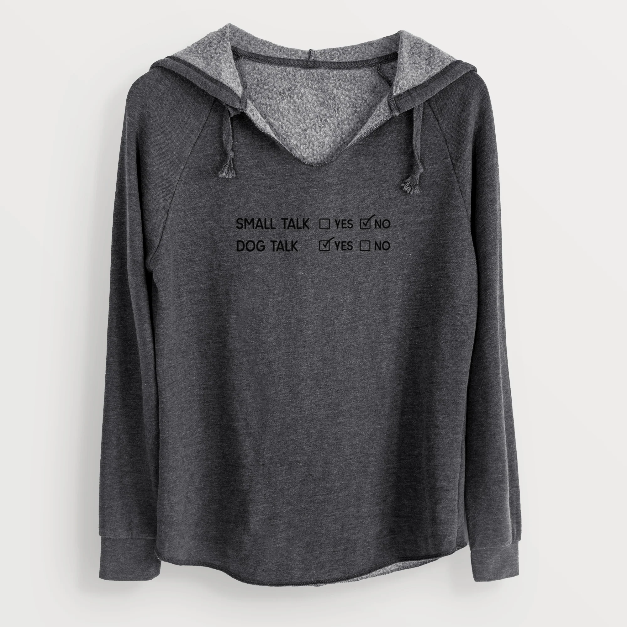 Small Talk No - Dog Talk Yes - Cali Wave Hooded Sweatshirt - Image 9