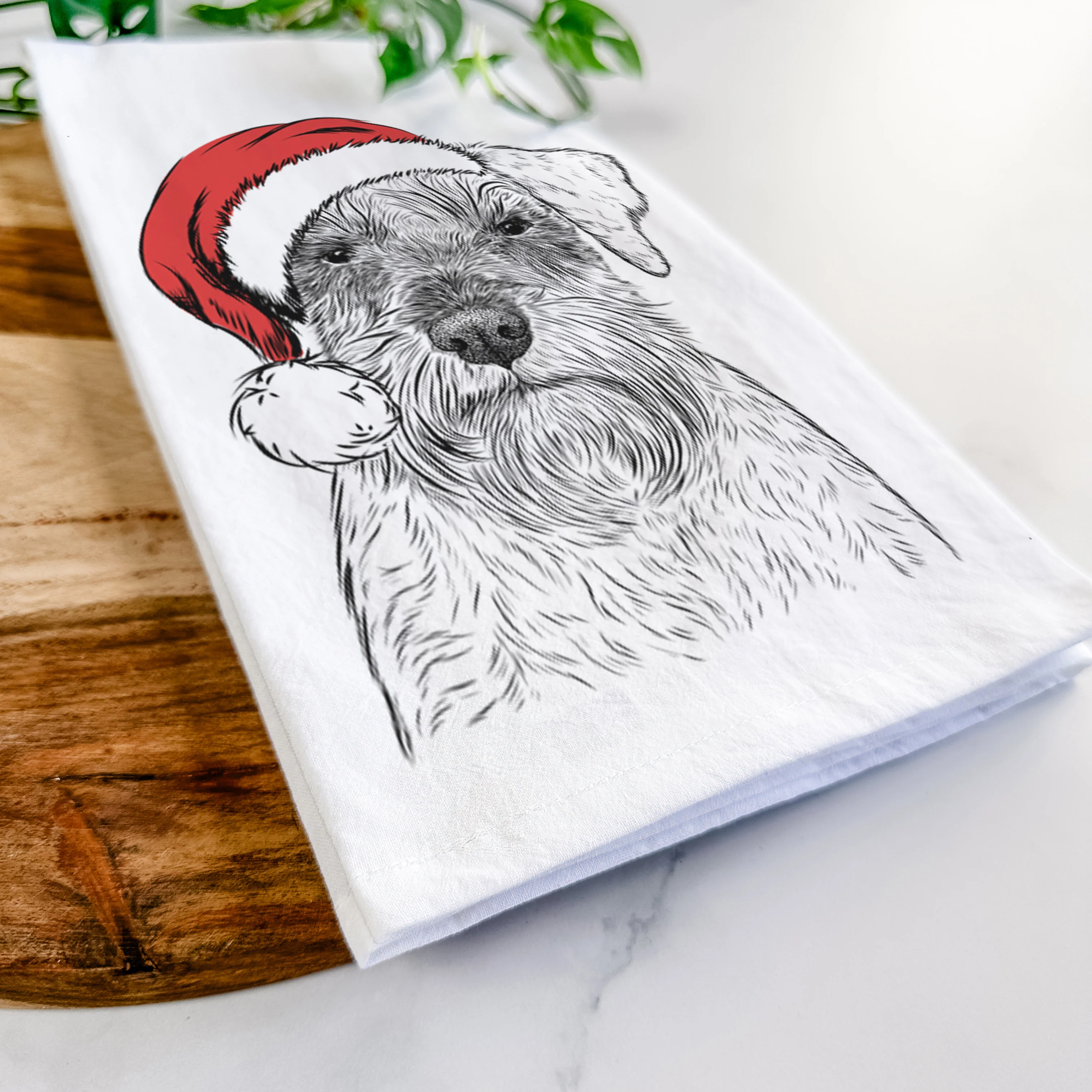 Smokey the Miniature Schnauzer Tea Towel - Image 9