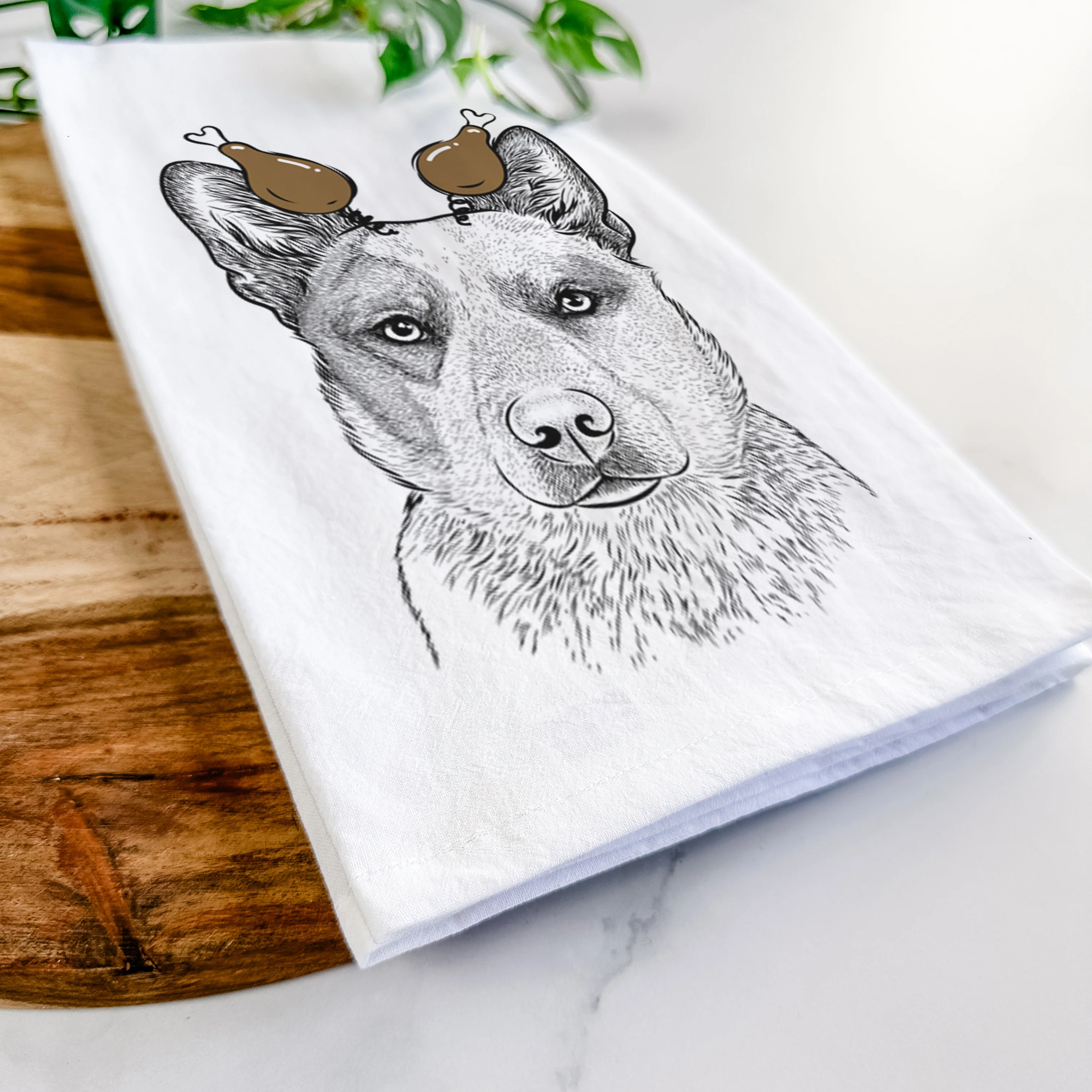 Snap the Australian Cattle Dog Tea Towel - Image 11