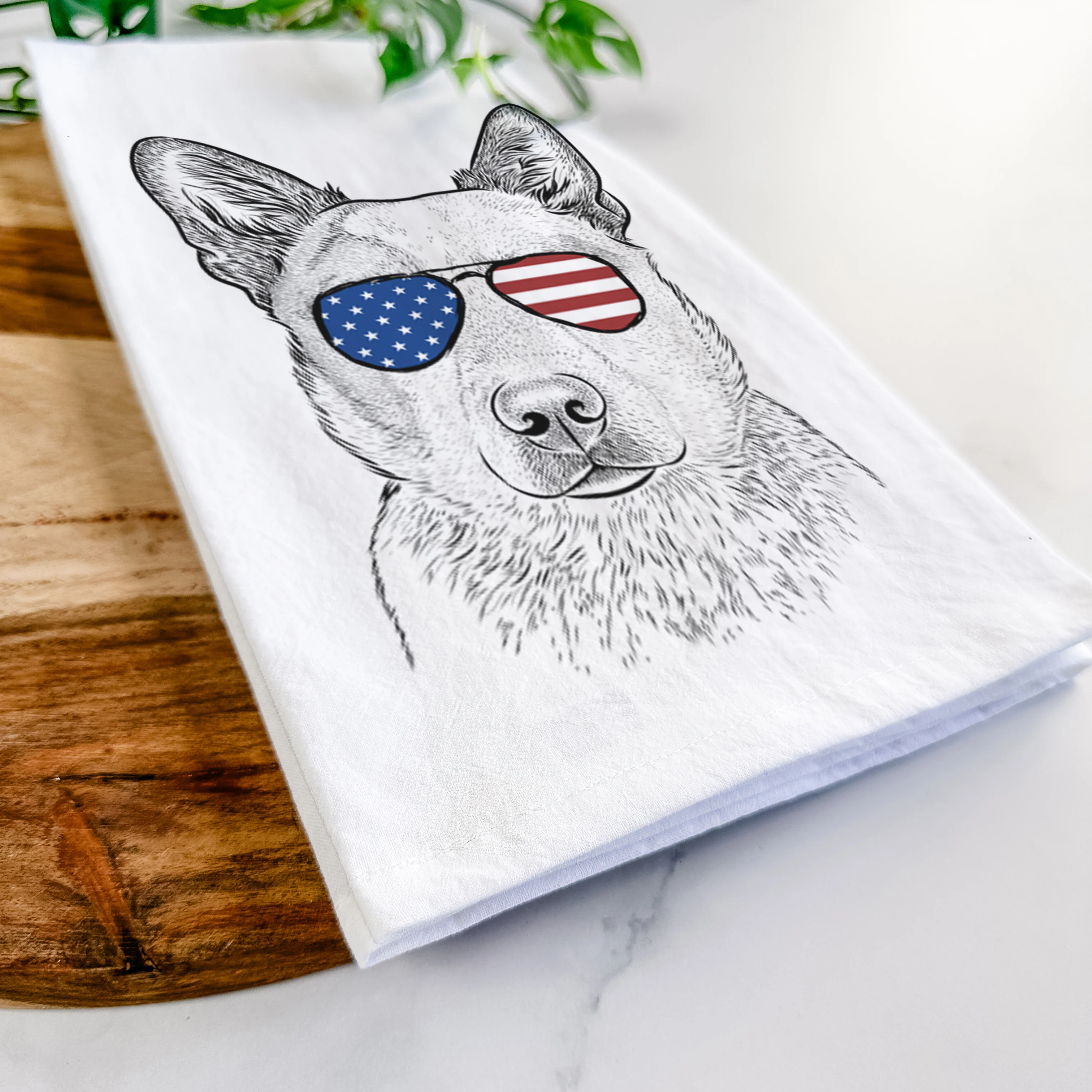 Snap the Australian Cattle Dog Tea Towel - Image 12