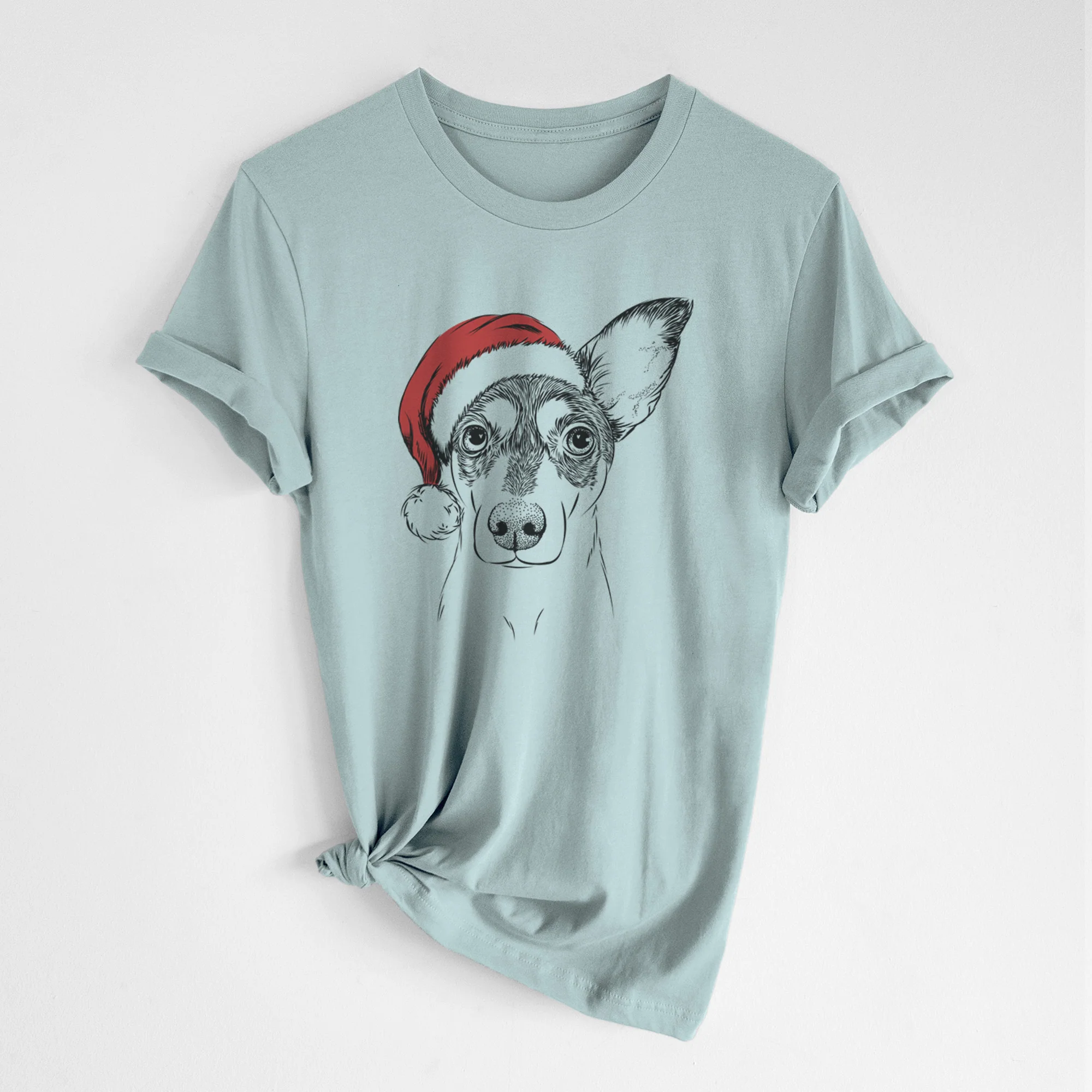 Santa Chloe the Doxie Mix - Unisex Crewneck - Image 9