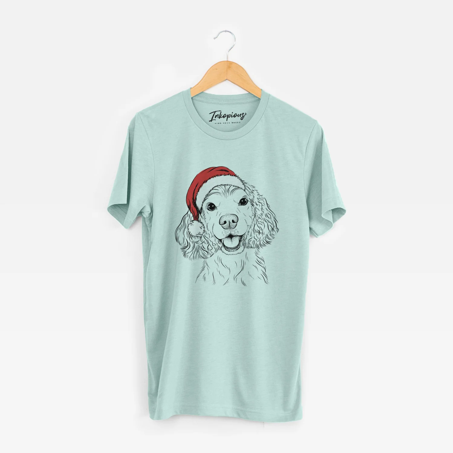 Santa Cricket the American Cocker Spaniel - Unisex Crewneck - Image 8