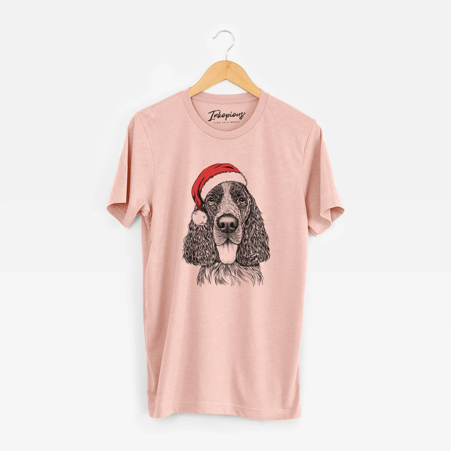 Santa Duke the English Springer Spaniel - Unisex Crewneck - Image 6