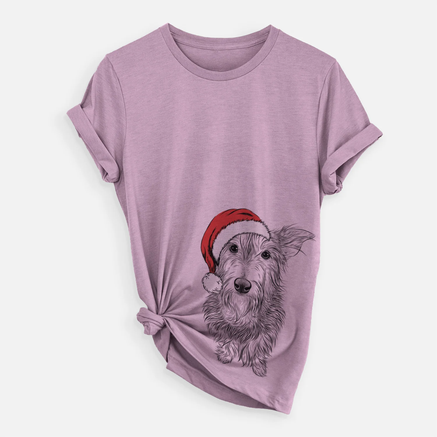 Santa Frida Doggo the Rescue Terrier Mix - Unisex Crewneck - Image 4