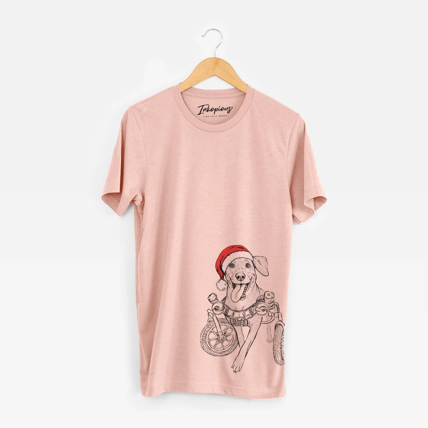 Santa Hannah the Pitbull Mix - Unisex Crewneck - Image 3
