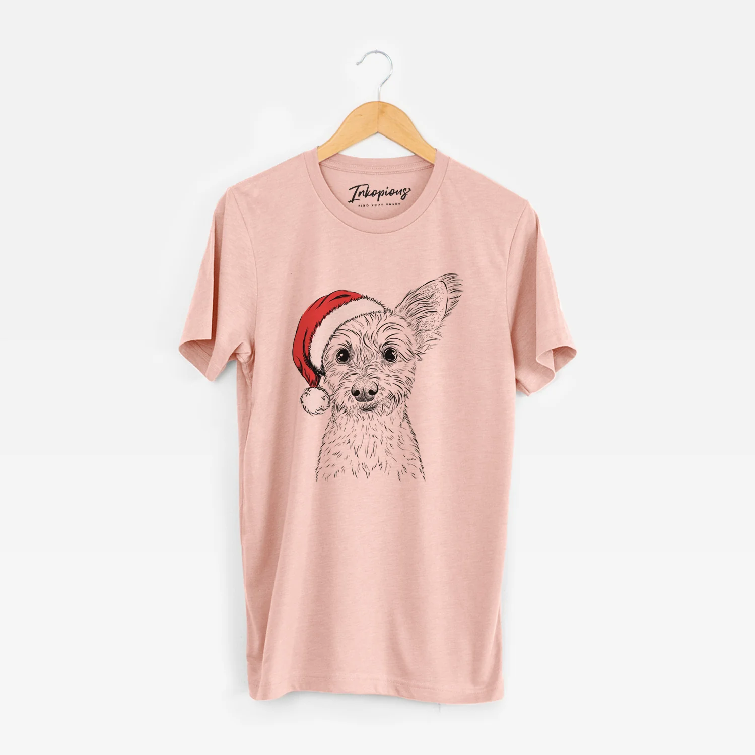 Santa Heidi the Schnauzer Mix - Unisex Crewneck - Image 6