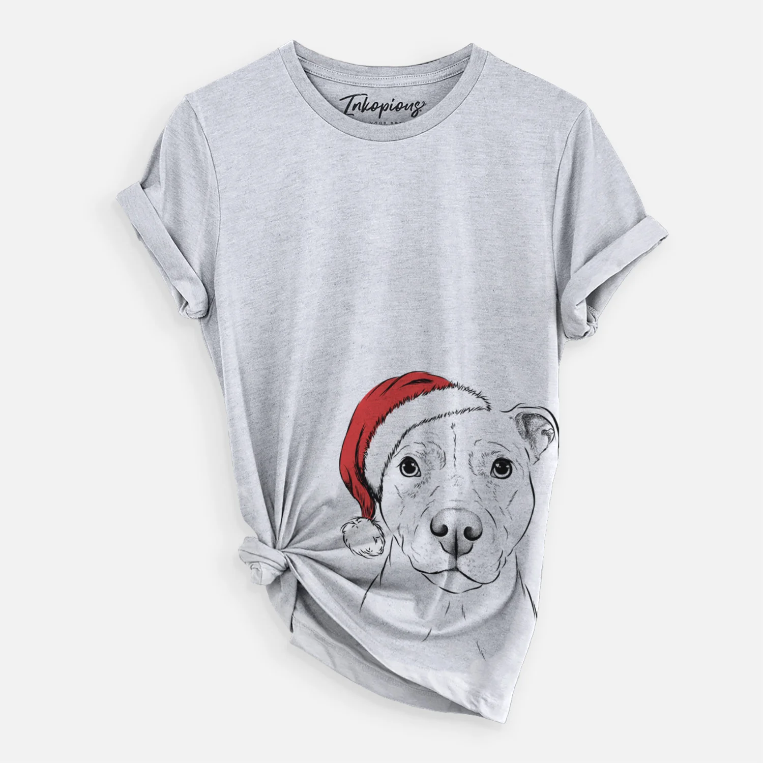 Santa Khaleesi the Pitbull - Unisex Crewneck - Image 2