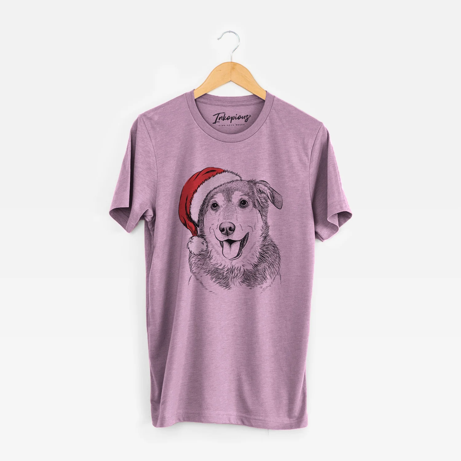 Santa Lance the Lab/Shepherd Mix - Unisex Crewneck - Image 7