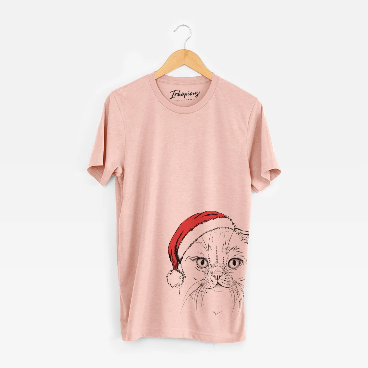 Santa Lina the Exotic Fold Cat - Unisex Crewneck - Image 3