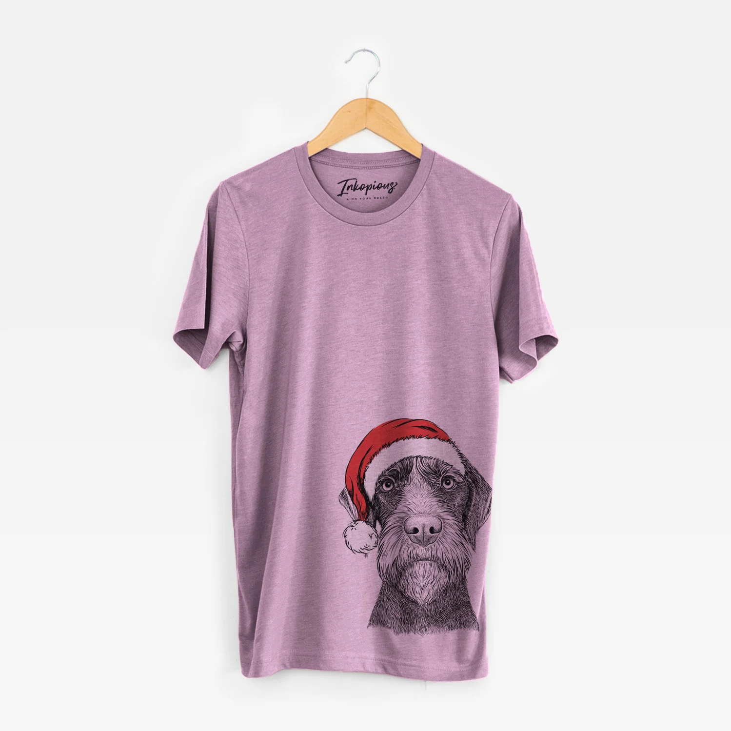Santa Oakley the Pudelpointer - Unisex Crewneck - Image 4