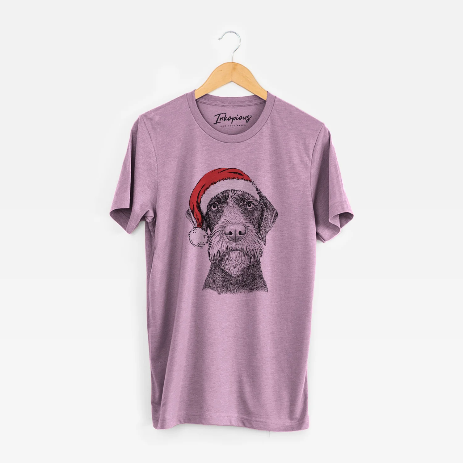 Santa Oakley the Pudelpointer - Unisex Crewneck - Image 7