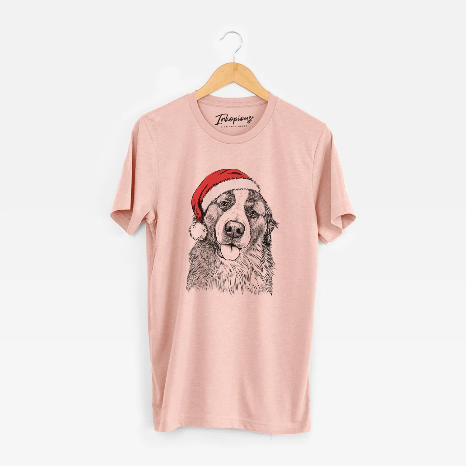 Santa Walter the Bernese Mountain Dog Mix - Unisex Crewneck - Image 6