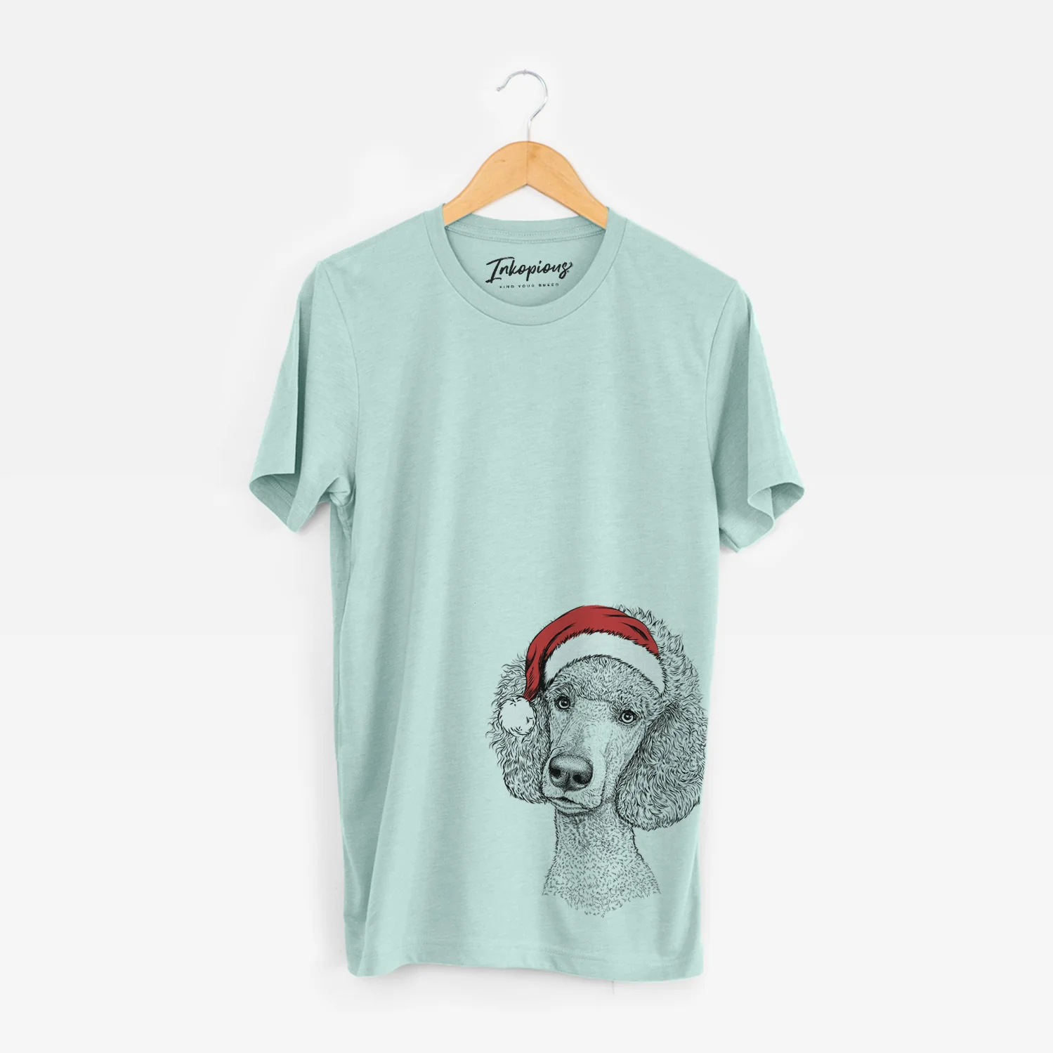 Santa Yuki the Poodle - Unisex Crewneck - Image 5