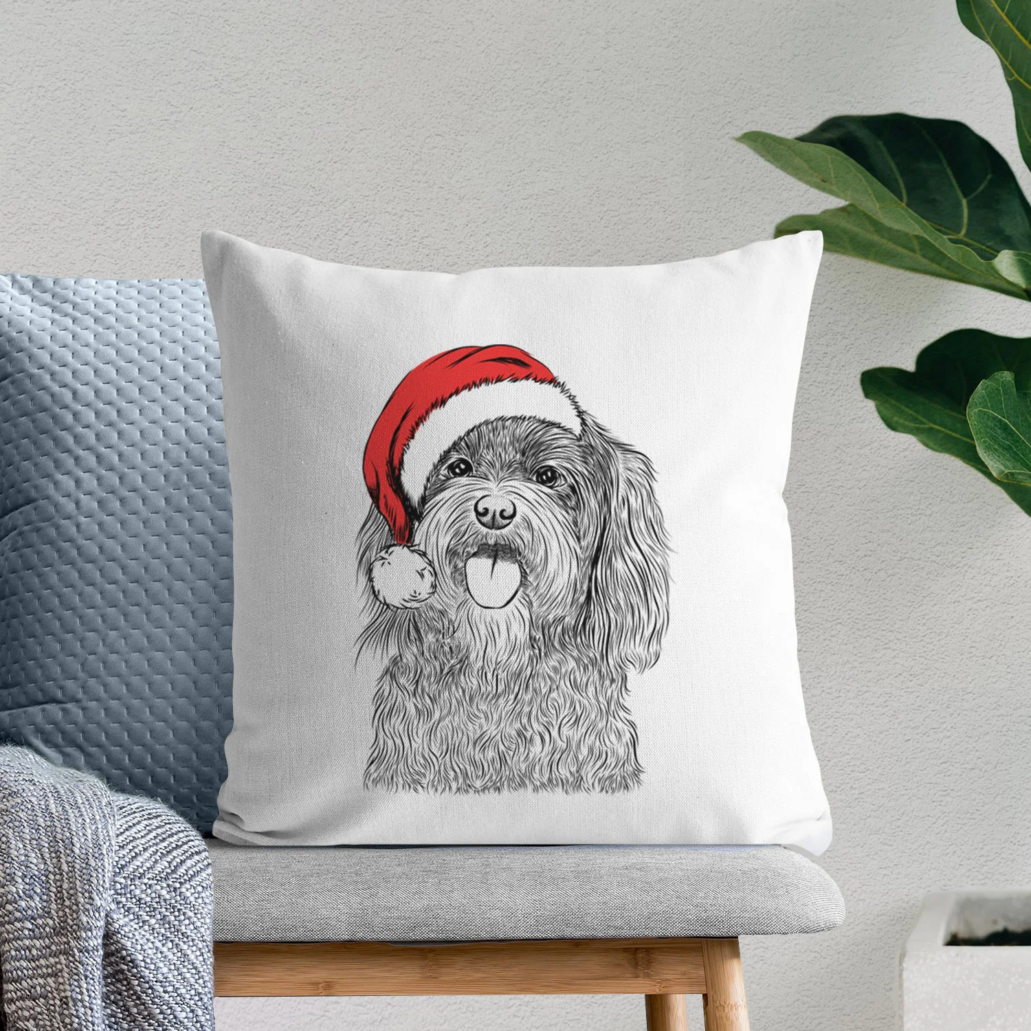 Sophie the Havanese - Throw Pillow Cover - Image 10