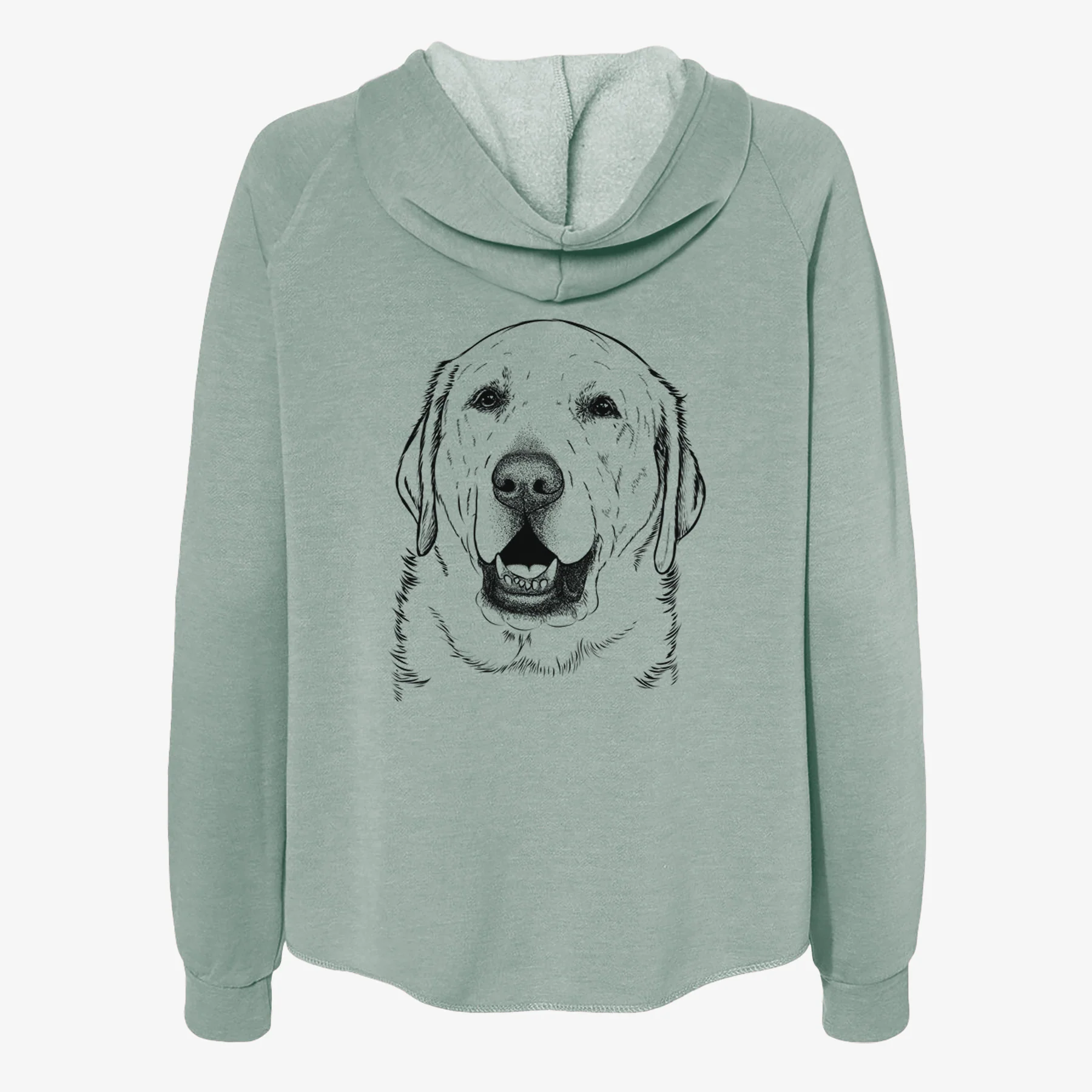 Sparks the Labrador Retriever - Women's Cali Wave Zip-Up Sweatshirt - Image 4