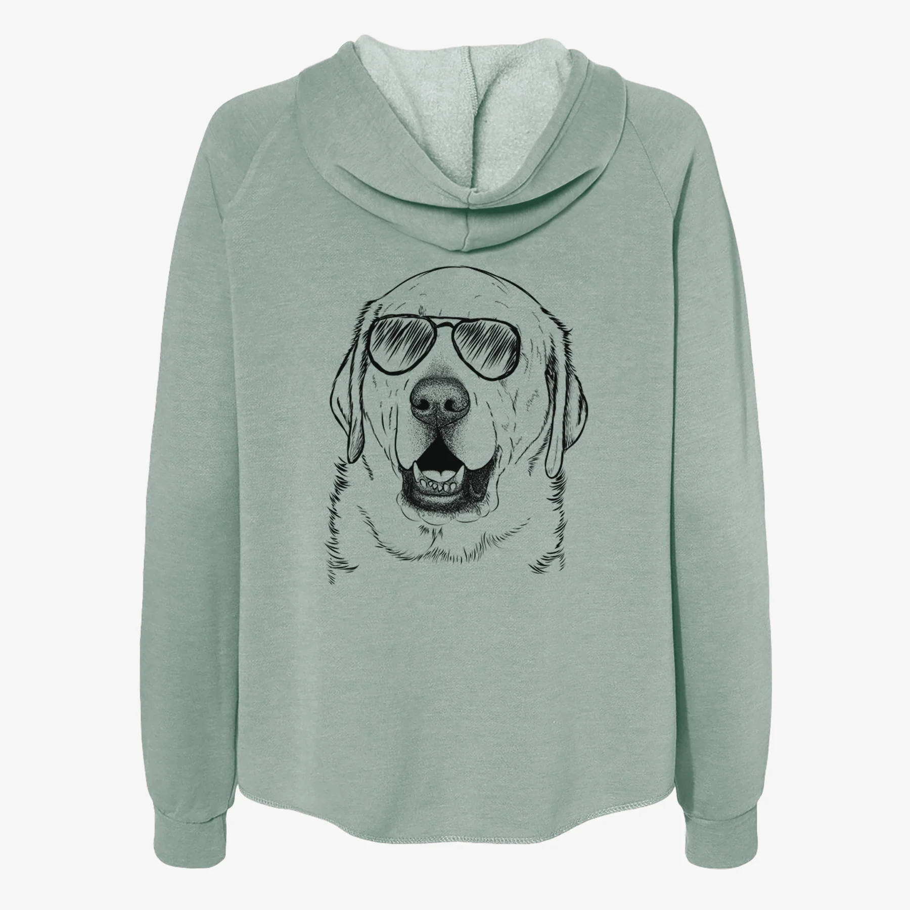 Sparks the Labrador Retriever - Women's Cali Wave Zip-Up Sweatshirt - Image 7
