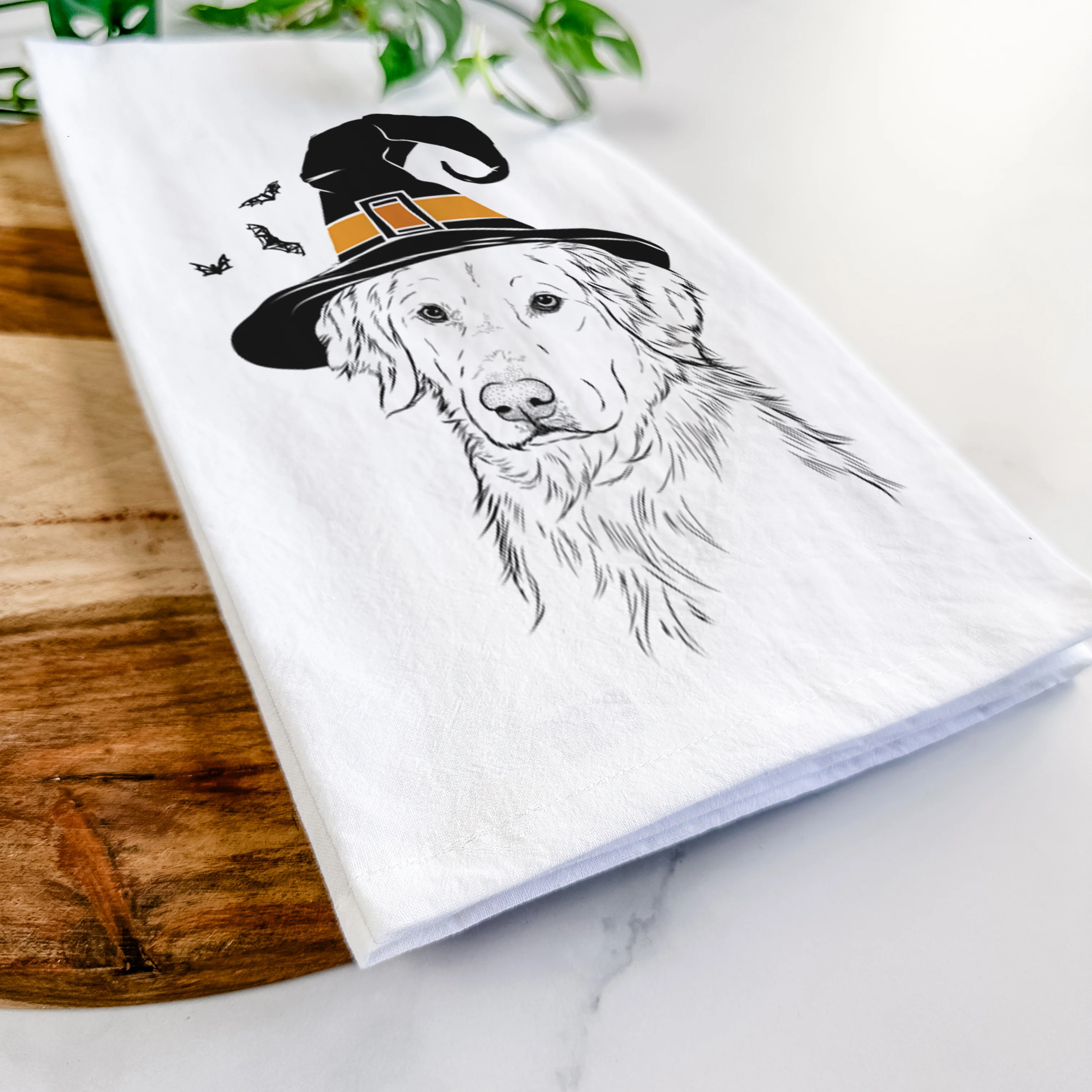 Spencer the Golden Retriever Tea Towel - Image 8