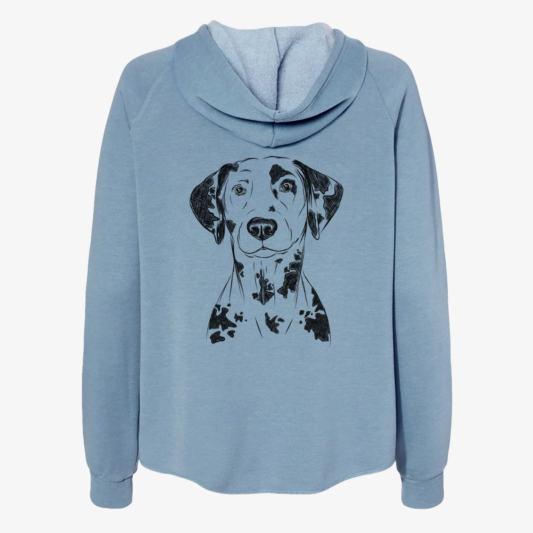 Spot the Dalmatian - Women's Cali Wave Zip-Up Sweatshirt - Image 6