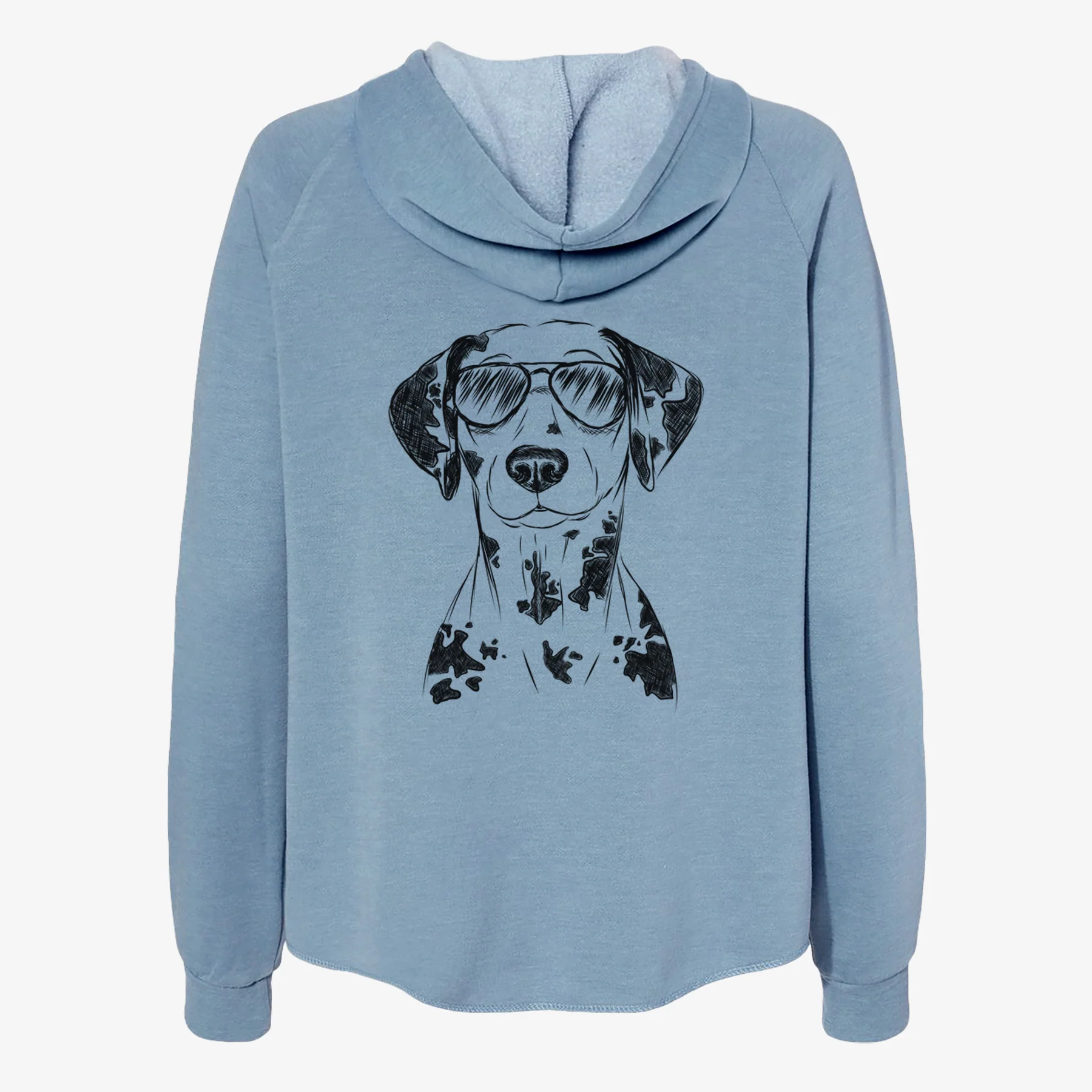 Spot the Dalmatian - Women's Cali Wave Zip-Up Sweatshirt - Image 9