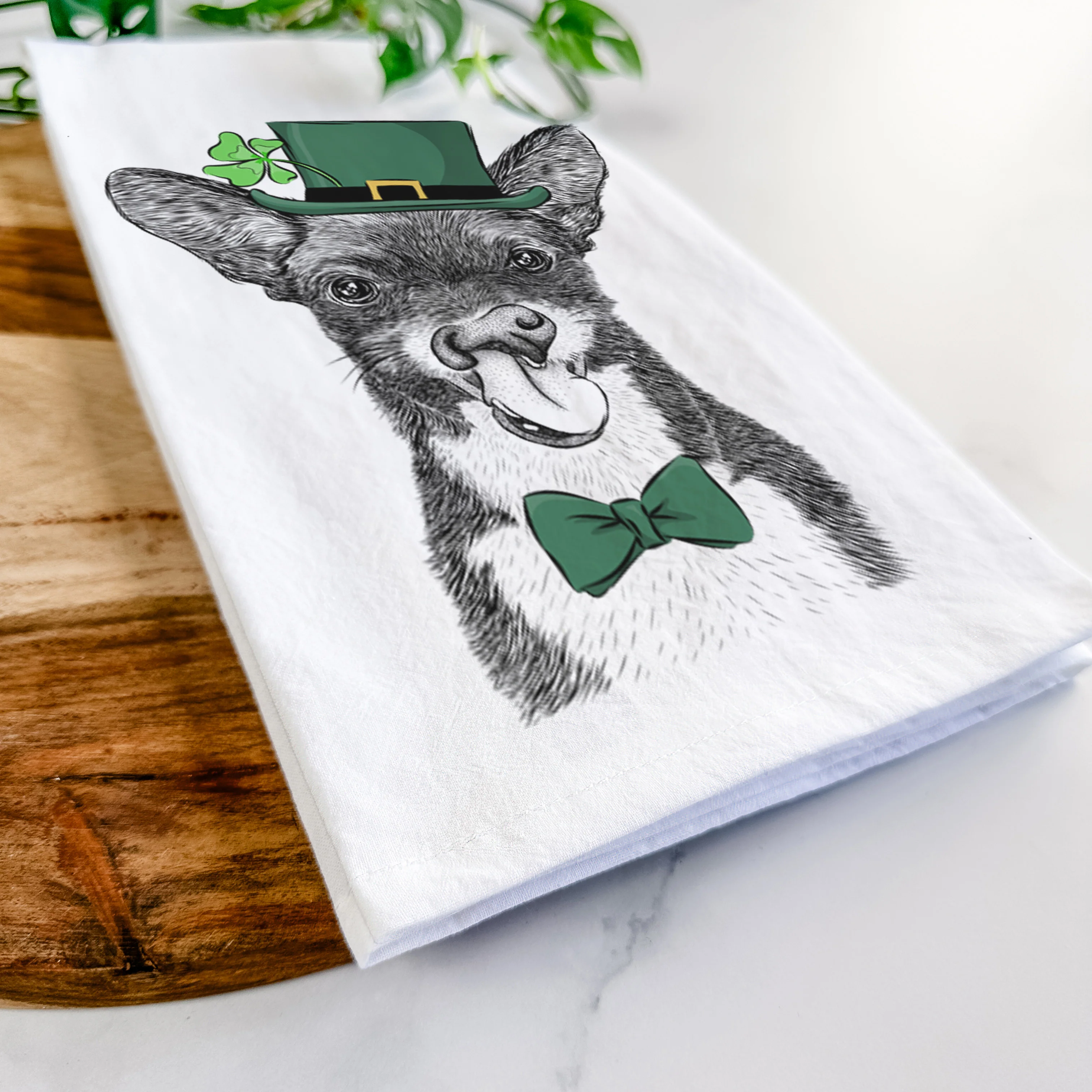 Sprout the Chihuahua Mix Tea Towel - Image 13