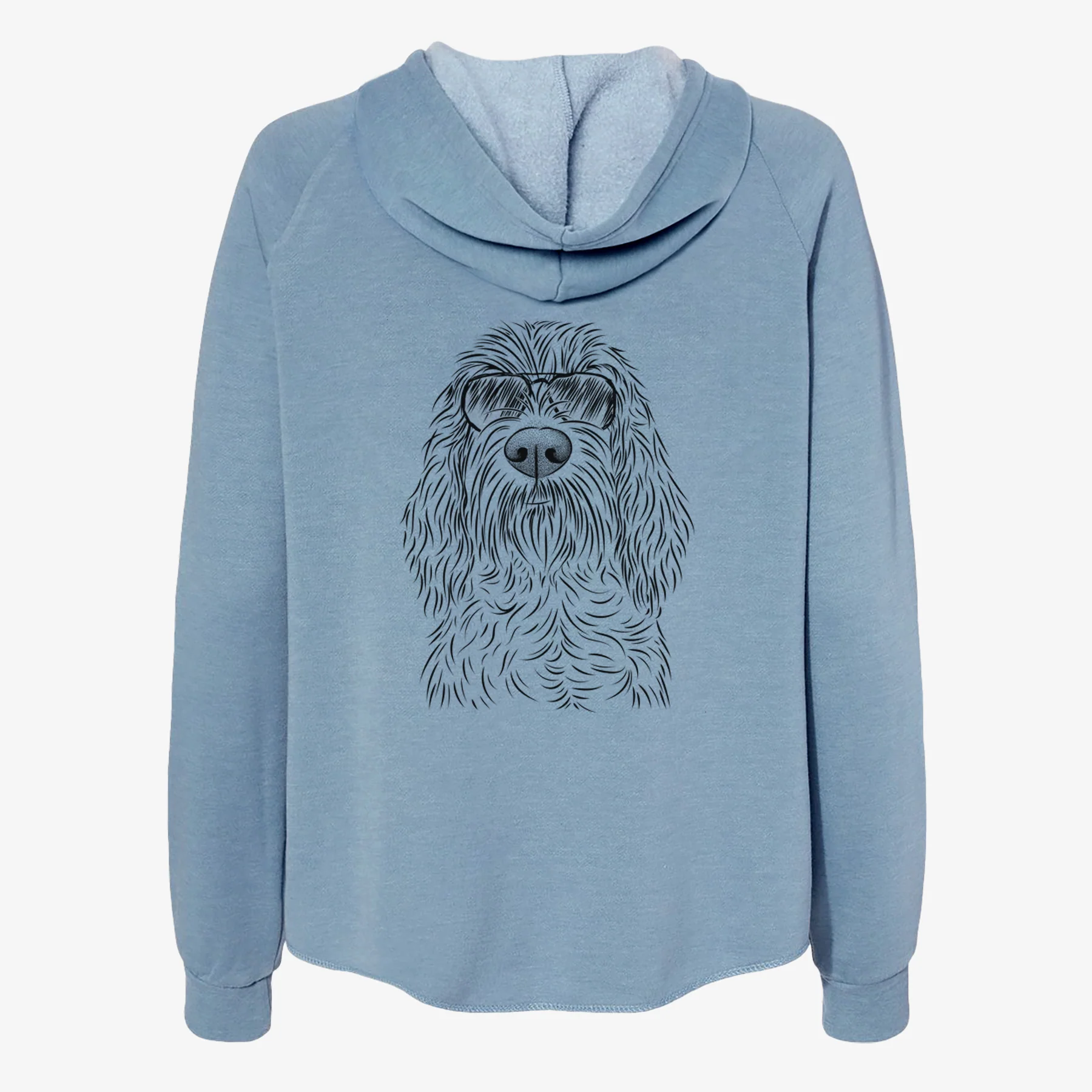 Stefano the Spinone Italiano - Women's Cali Wave Zip-Up Sweatshirt - Image 9